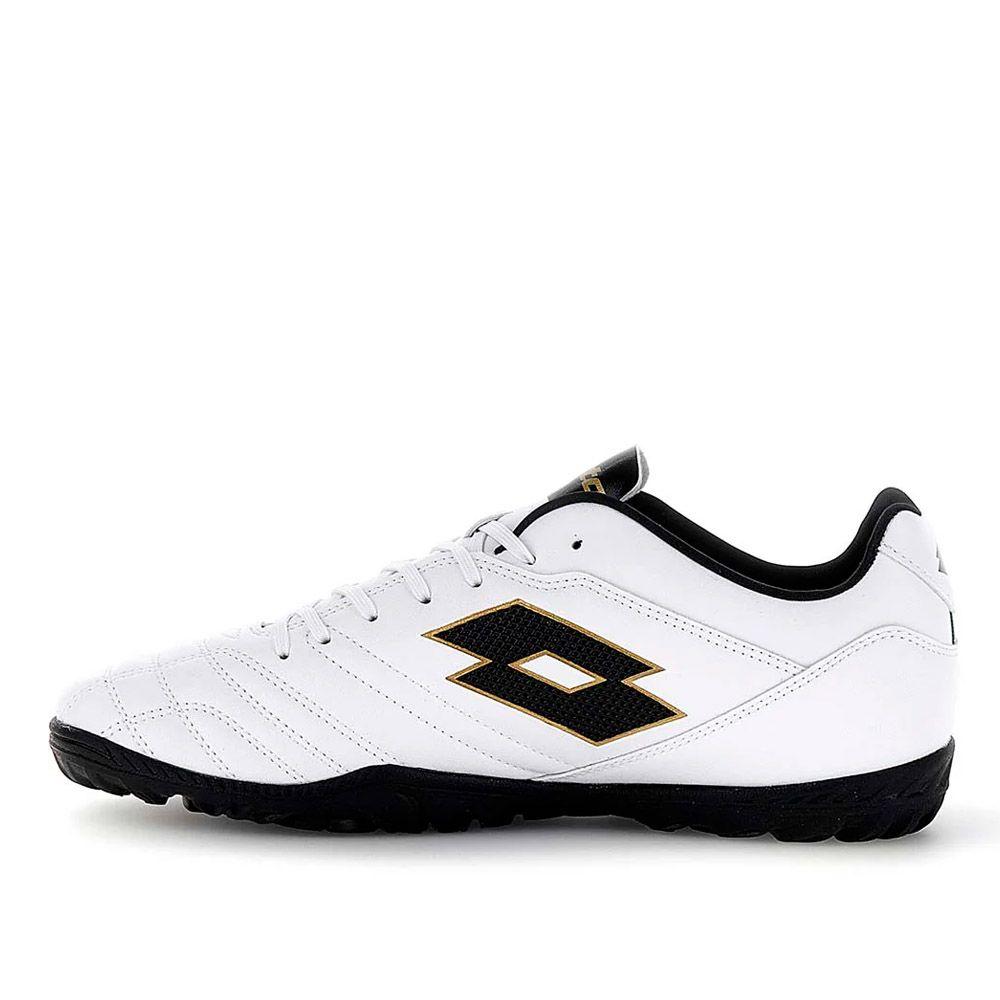 Zapato de Baby Futbol Hombre Lotto - Stadio 705 TF Blanco Negro-1
