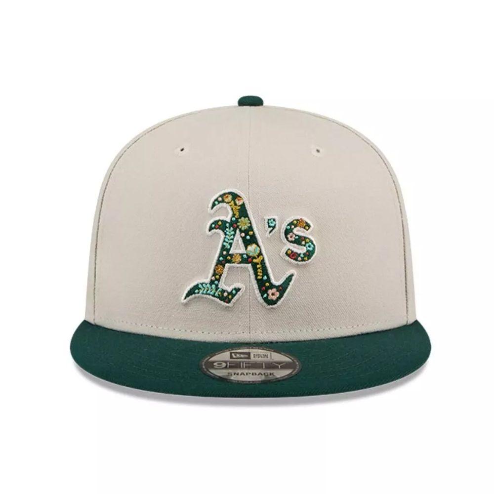 Jockey New Era Floral Fill MLB Oakland Athletics Stone-0