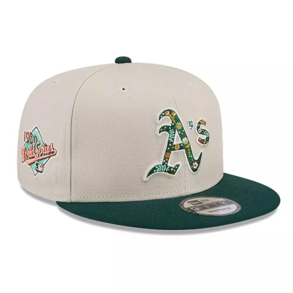 Jockey New Era Floral Fill MLB Oakland Athletics Stone-1