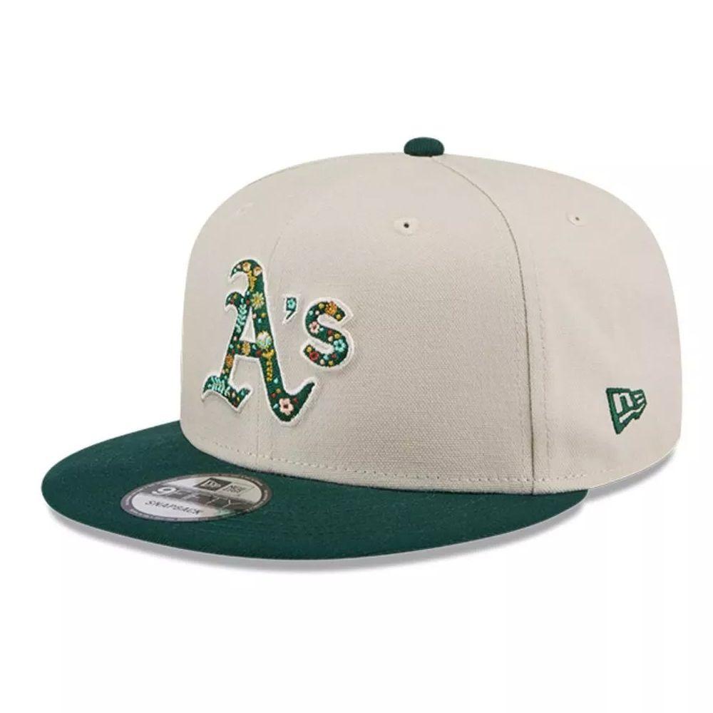 Jockey New Era Floral Fill MLB Oakland Athletics Stone-2