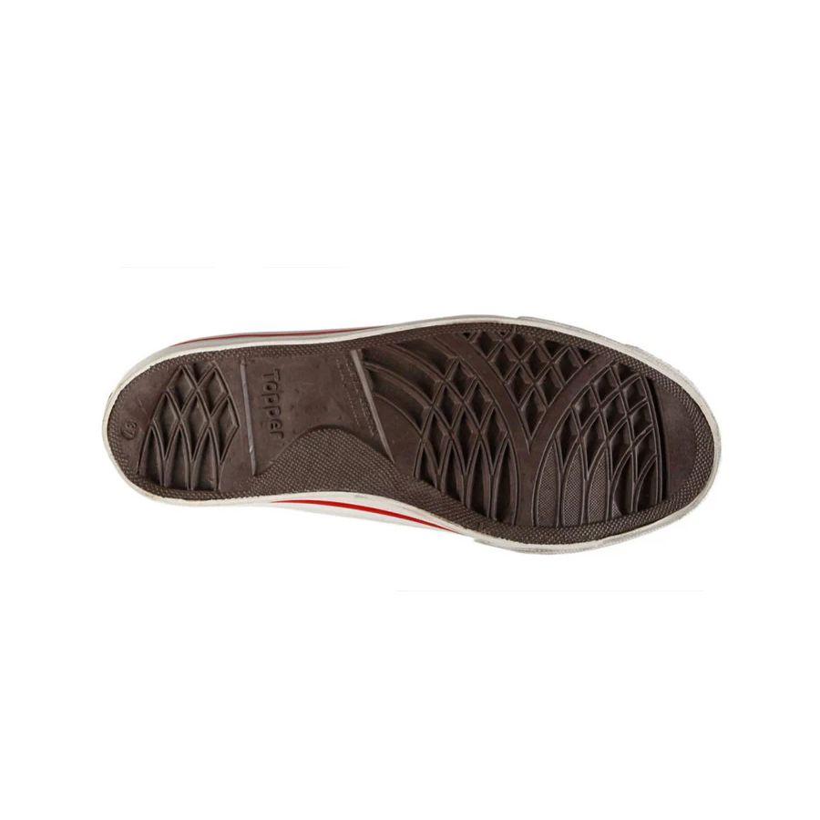 Zapatilla Lona Unisex Negro Derby Topper-1