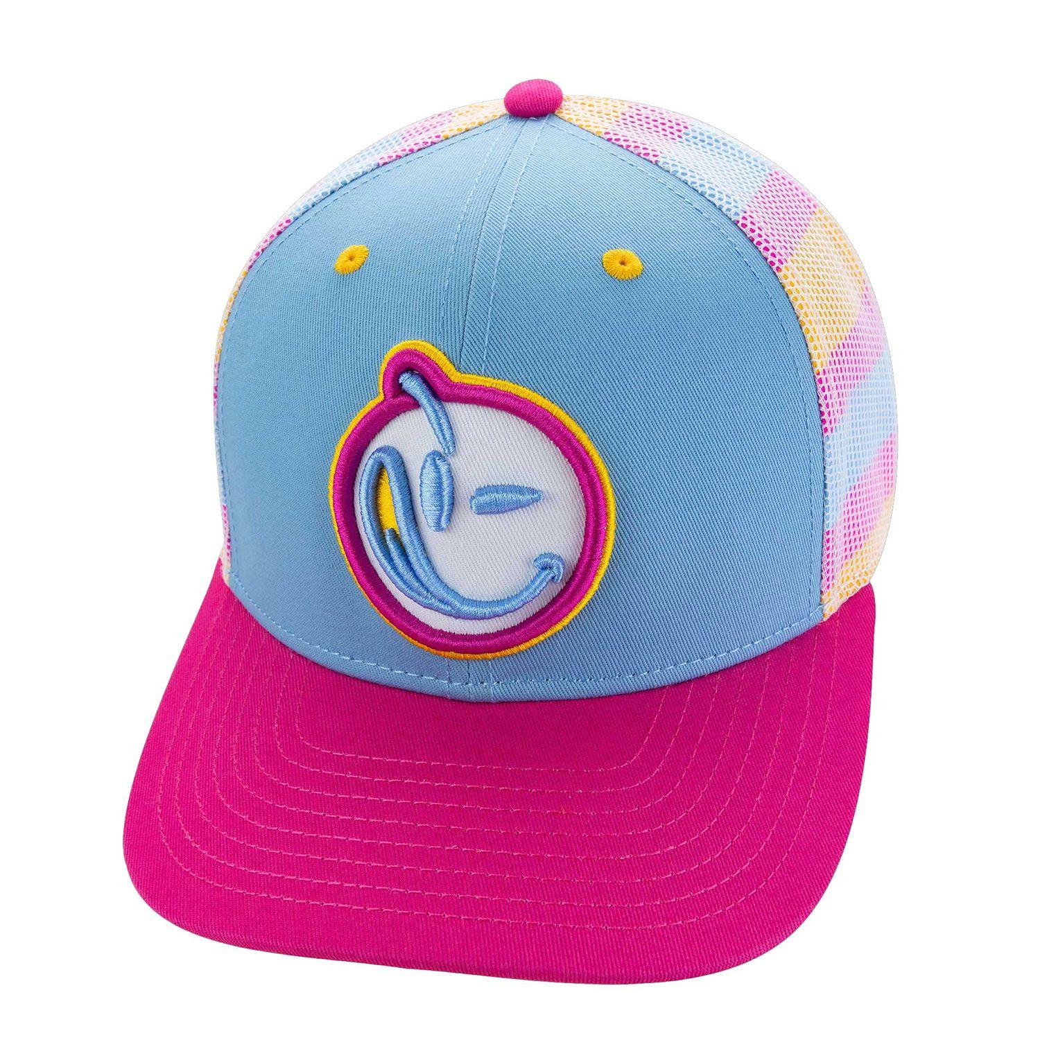 Jockey Snapback Visera Plana Broadband Undernet Blue-Pink-Yellow Yums-2
