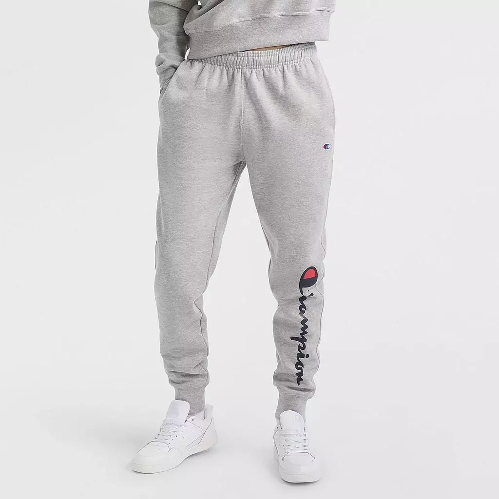 Jogger Hombre Champion Gris Graphic-0