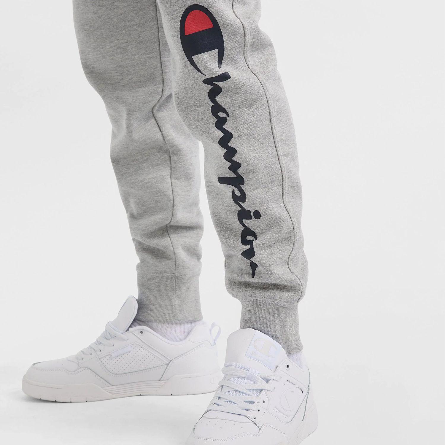 Jogger Hombre Champion Gris Graphic-2