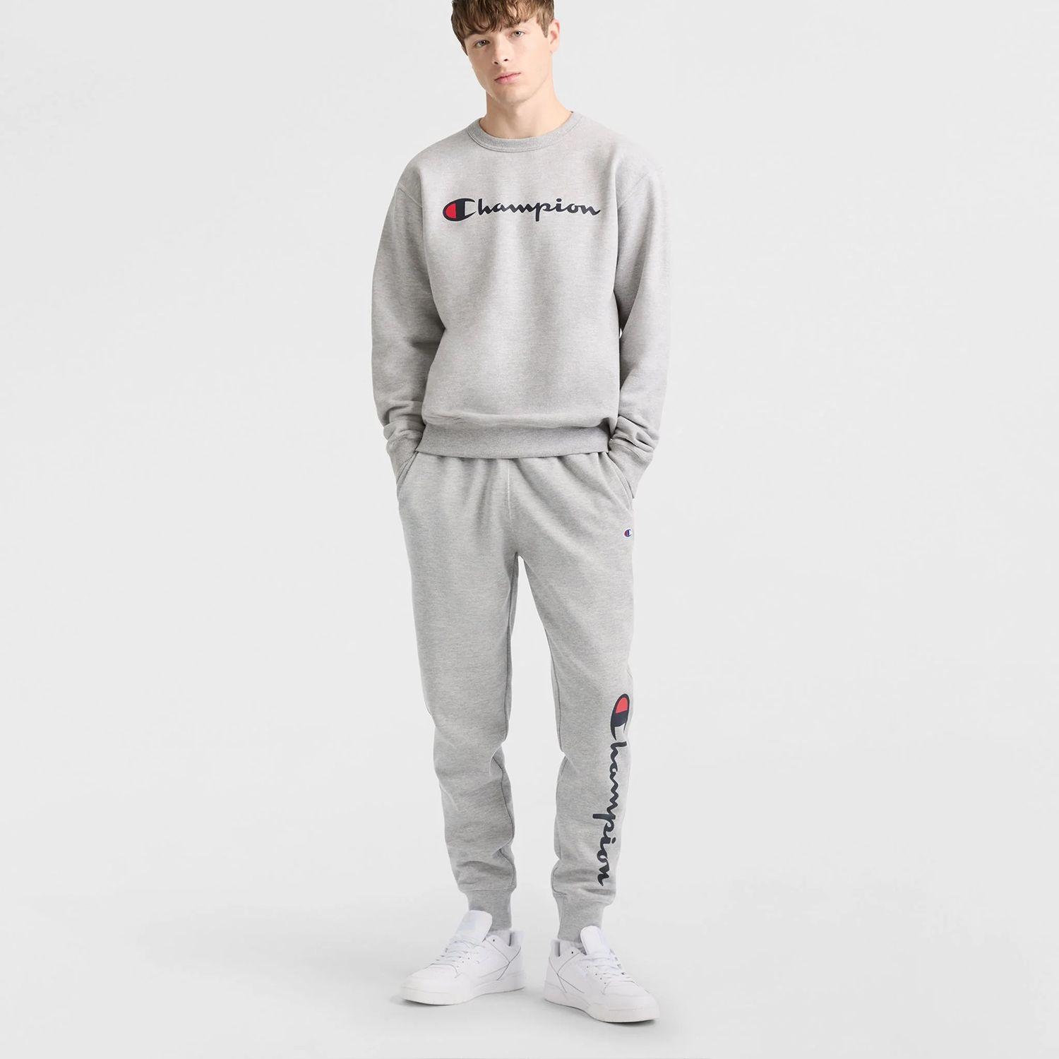 Jogger Hombre Champion Gris Graphic-3