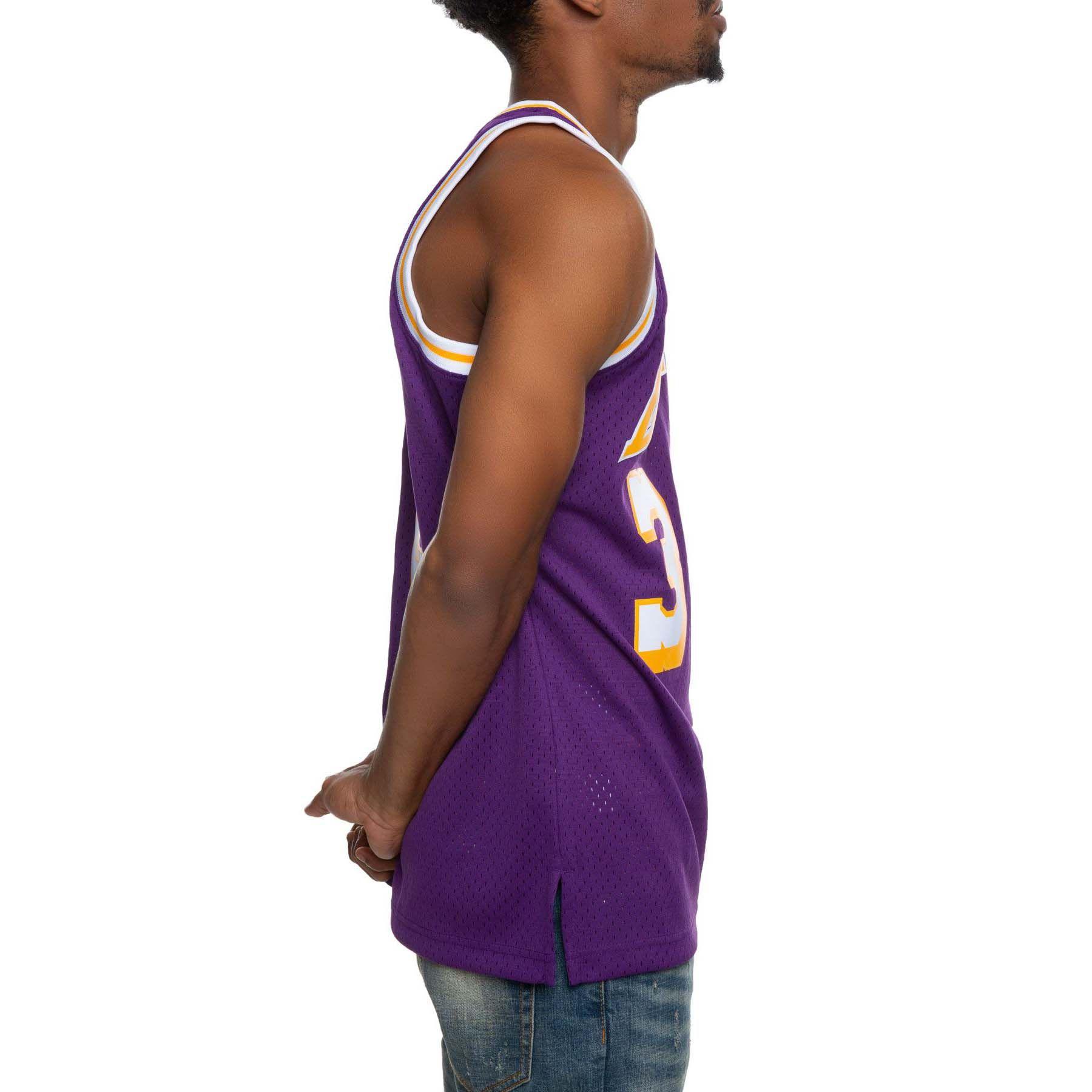 Polera Nba Swingman Lakers 84 Magic J Mitchell And Ness-2