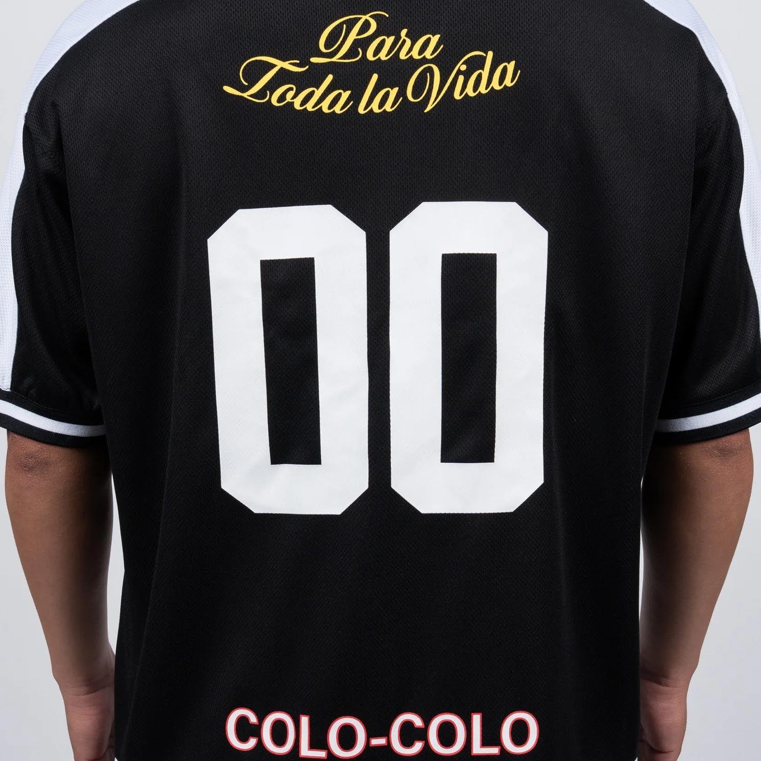 Polera Hombre Colo Colo Oversize "Para Toda la Vida" Negro y Blanco-2
