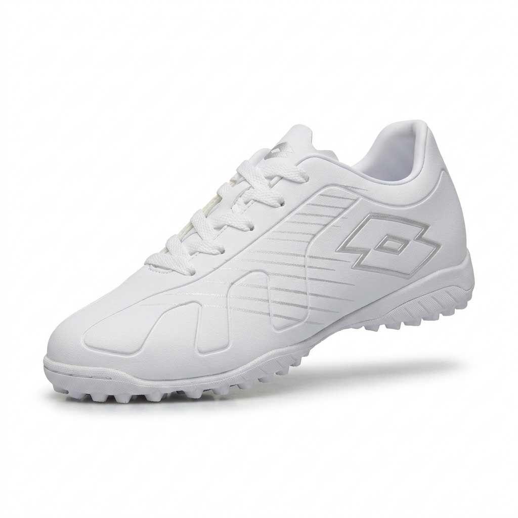 Zapato Baby Fútbol Juvenil Lotto Fiore JR TF Blanco-2