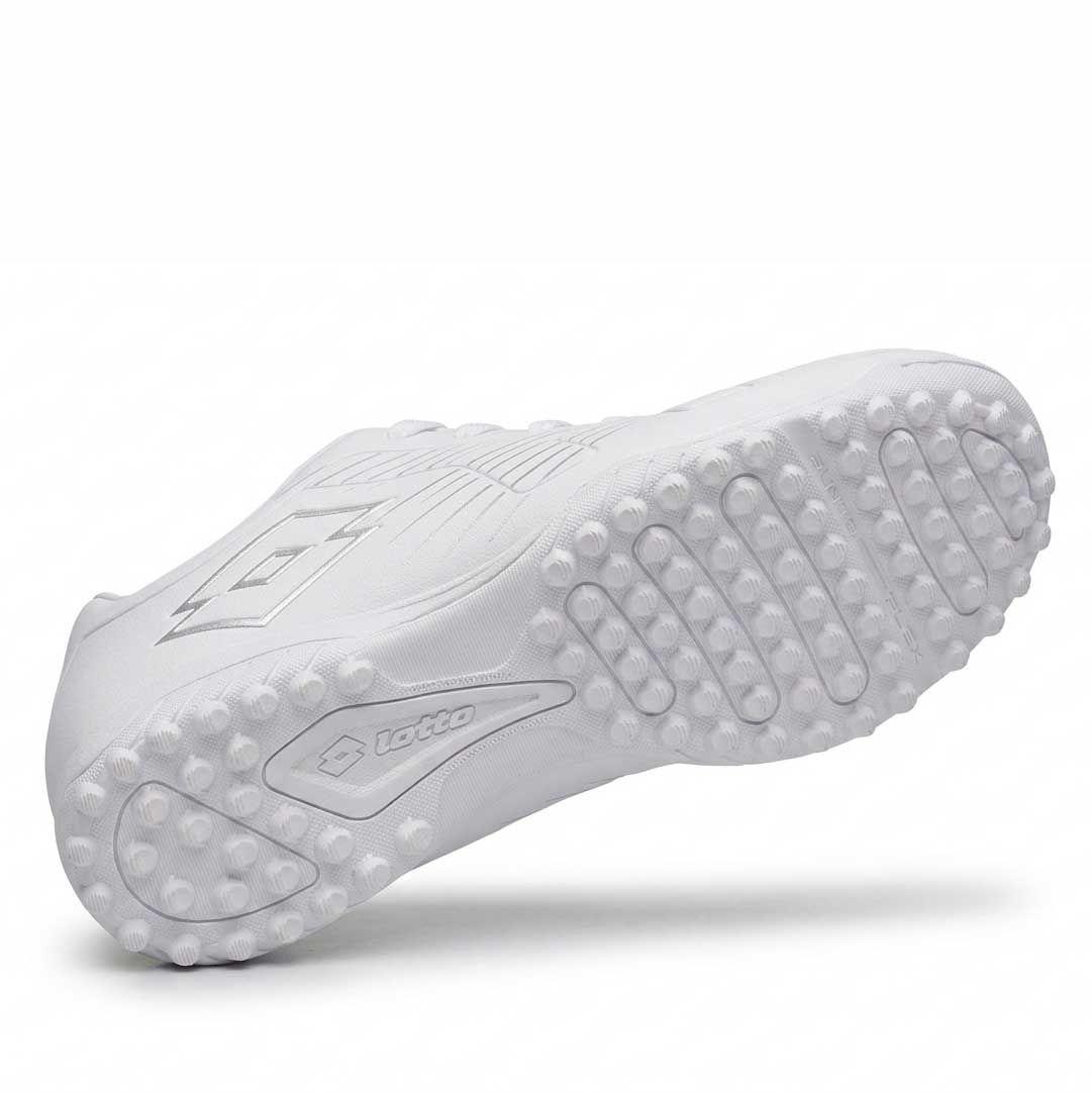 Zapato Baby Fútbol Juvenil Lotto Fiore JR TF Blanco-3