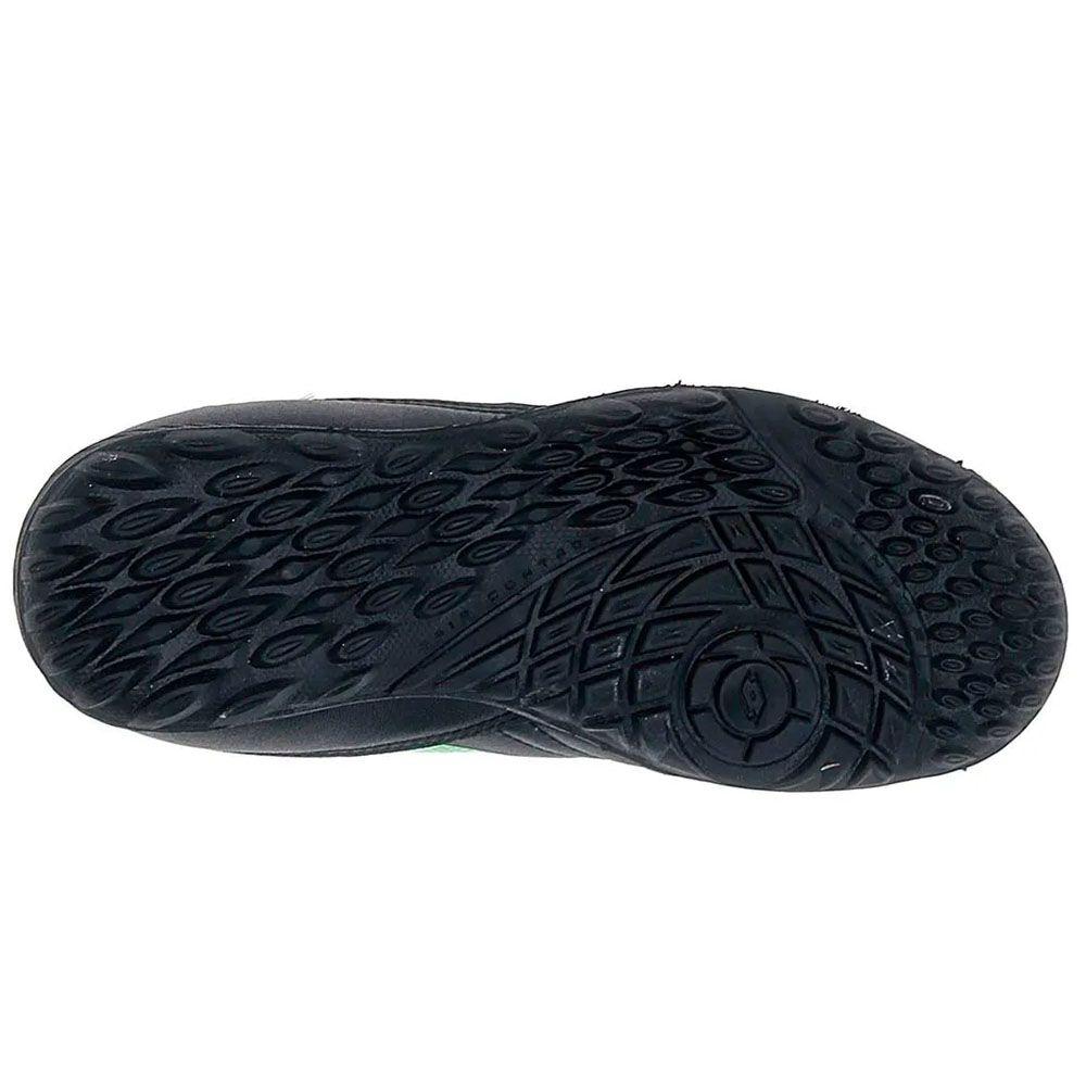 Zapatilla Baby Fútbol Juvenil Lotto Stadio 705 TF JR Negro/Verde-4