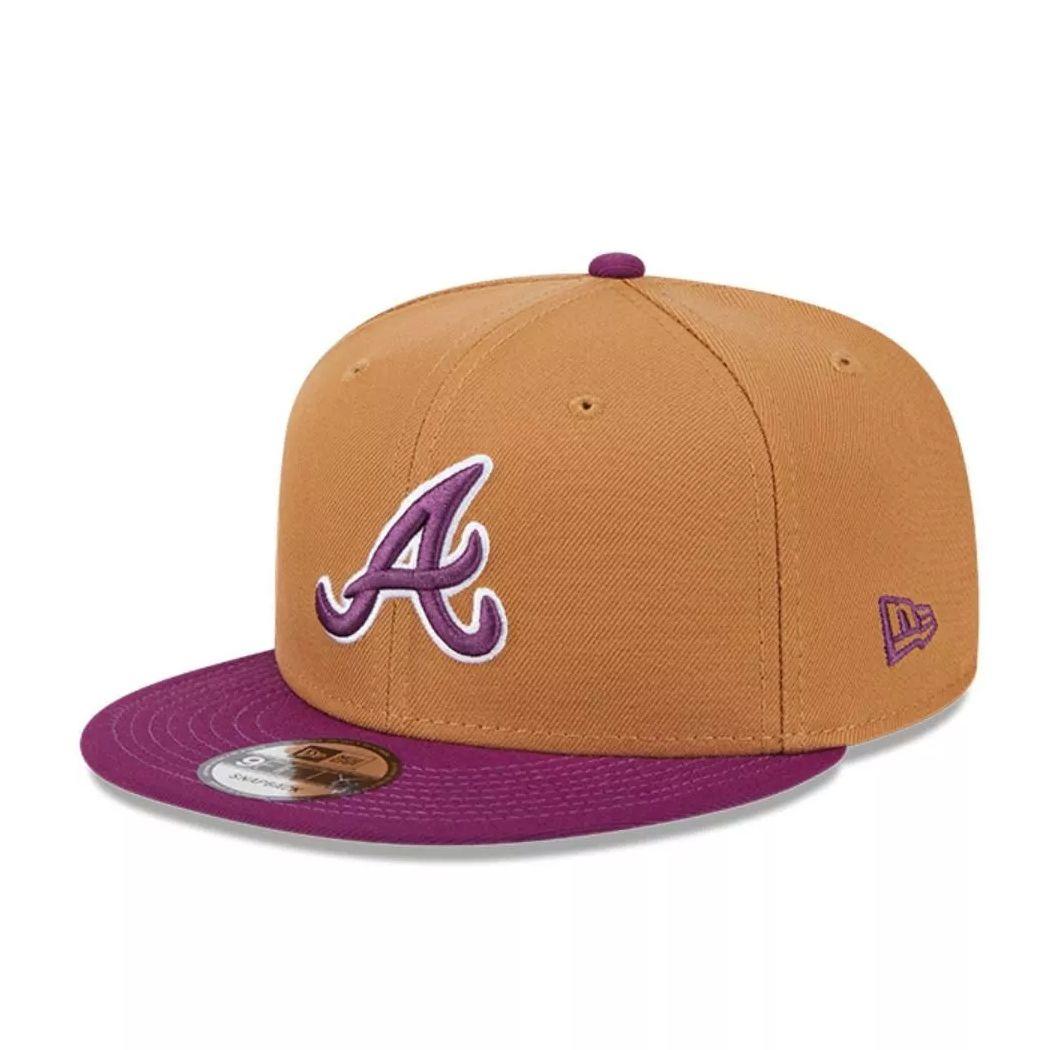 Jockey New Era 9FIFTY 2-Tone MLB Atlanta Braves Light Blue/Purple-2