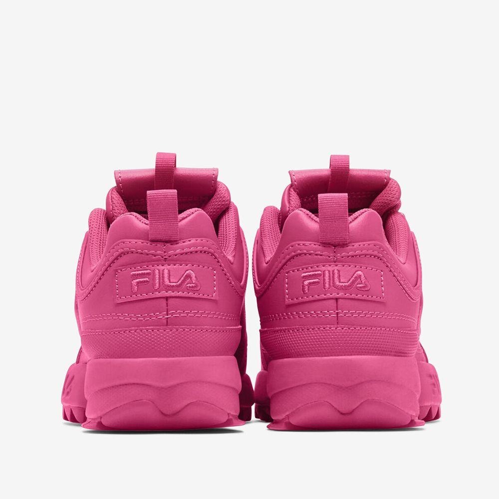 Zapatillas De Mujer Fila Disruptor II Premium Rosado-4