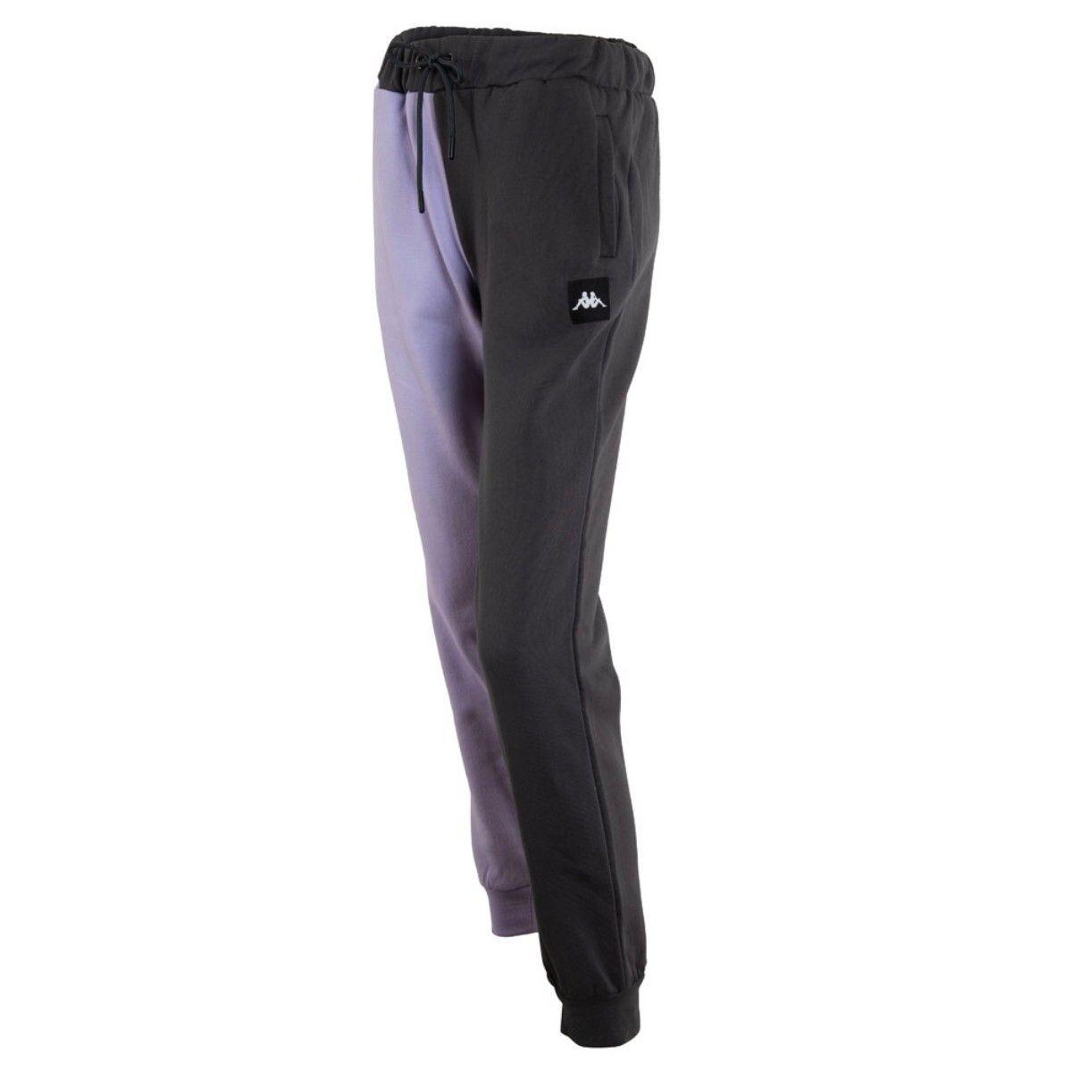Pantalones Kappa Mujer Dual Lila Negro-1
