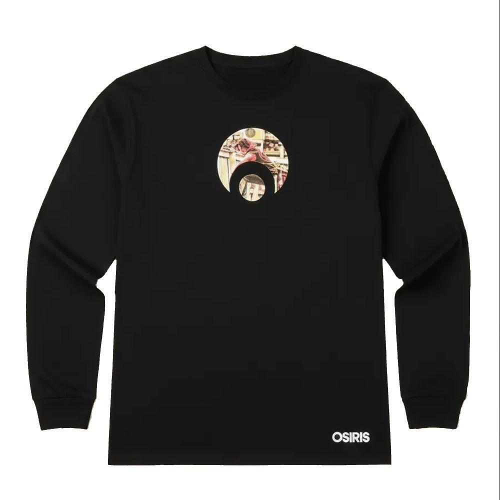 Polera Hombre Manga Larga Osiris Swan Negro-0