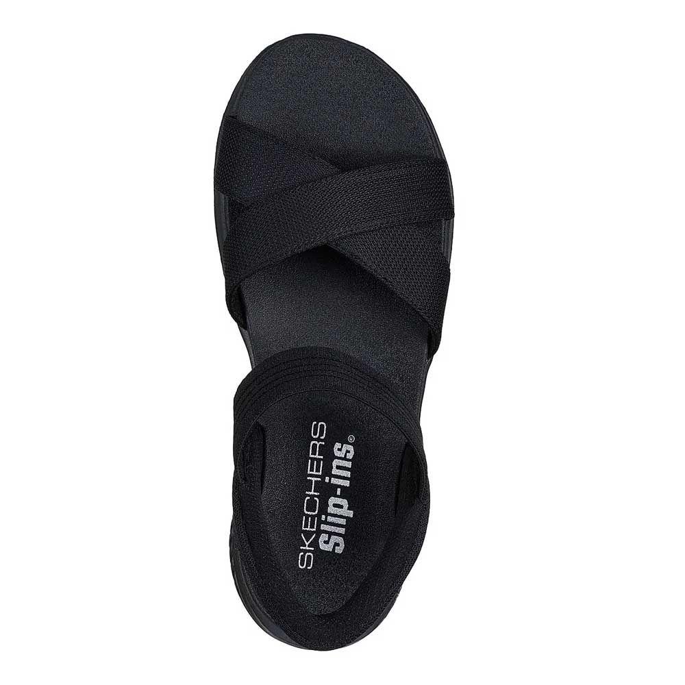 Sandalia Mujer Skechers Slip‑ins: Ultra Flex 3.0 Negro-4