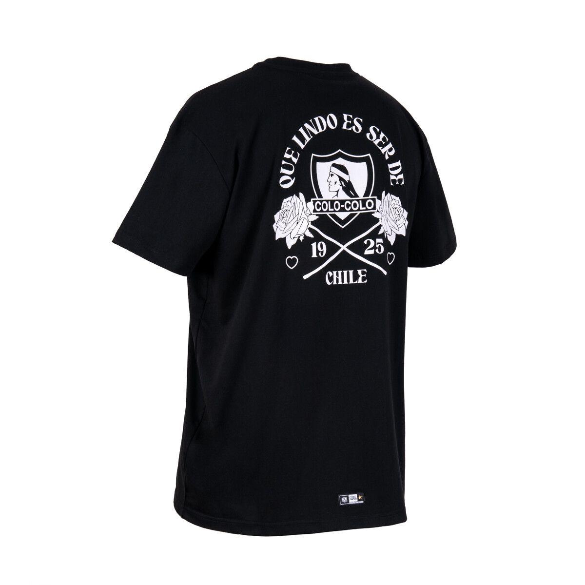 Polera Colo-Colo Hombre “Qué lindo es ser de CC” Negro-3