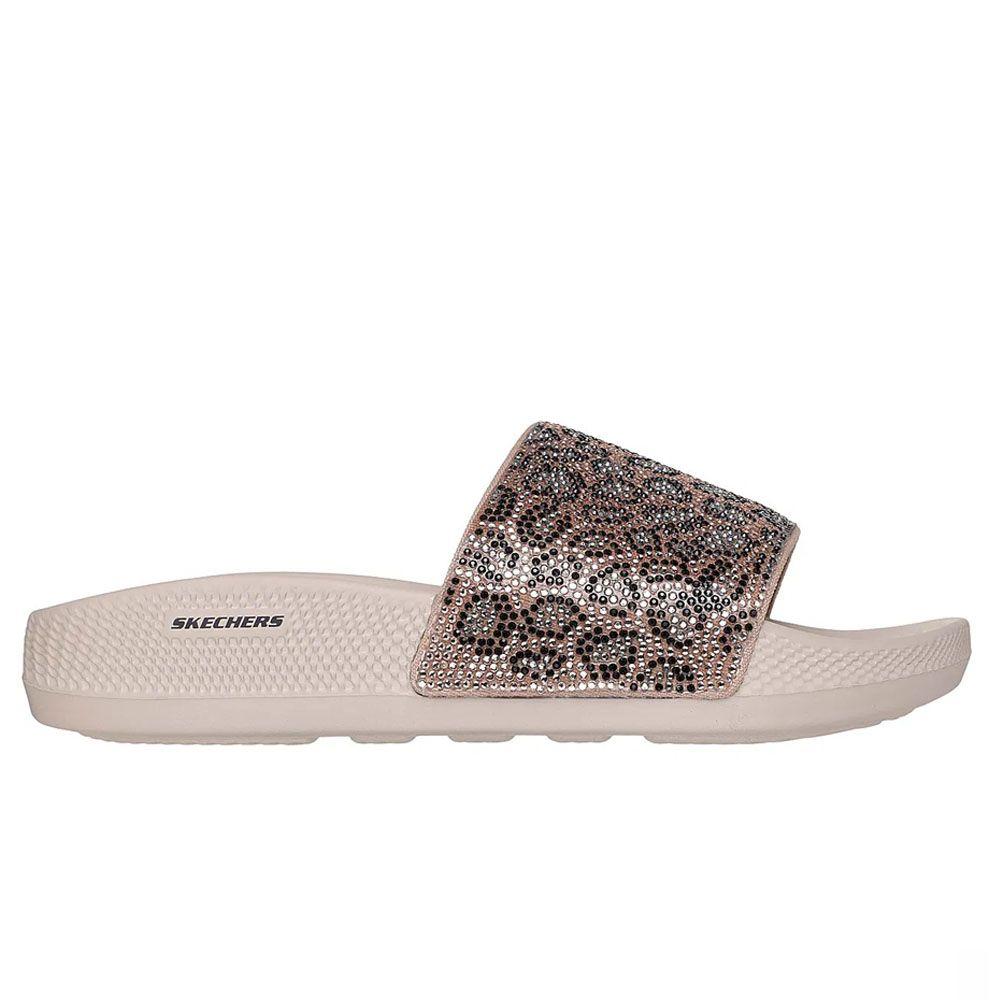 Sandalias Mujer Skechers Low Slider-Cheetahlicious 186090NAT-0