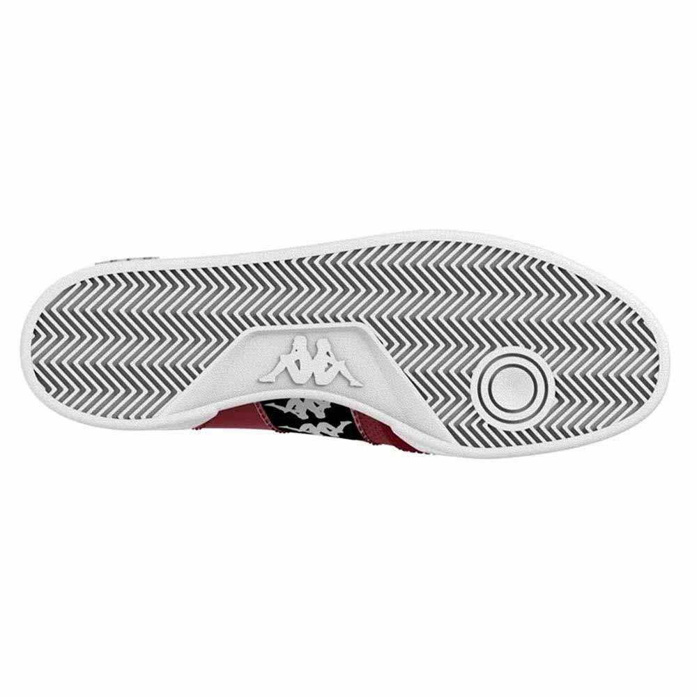 Zapatilla Urbana Hombre Kappa 222 Banda Barnel Rojo Negro Blanco-3