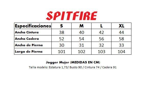 Jogger Mujer Spitfire Gris-5