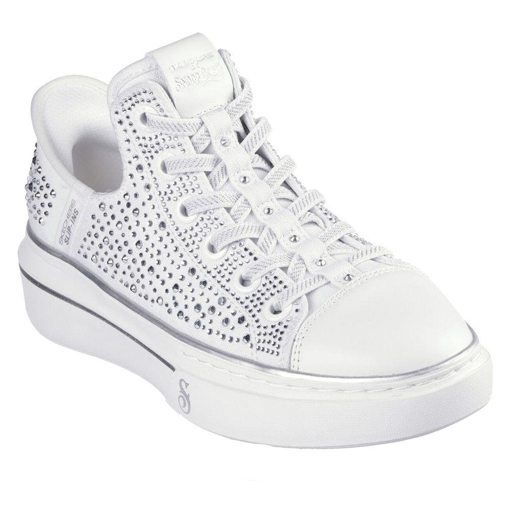Zapatillas Mujer Skechers Snoop Dog GO Walk Flex Cora Blanco186005-WHT-2