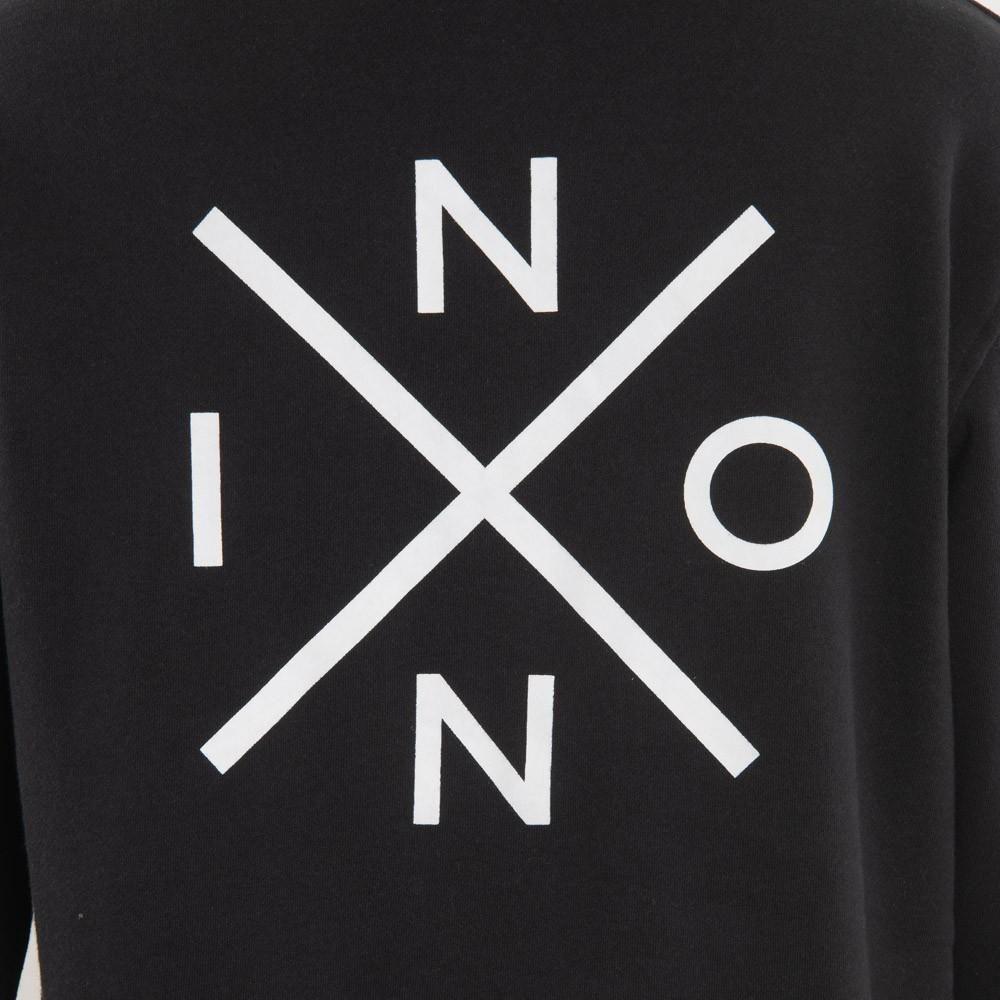 Polerón Hombre Full zipper Black White Cross-3