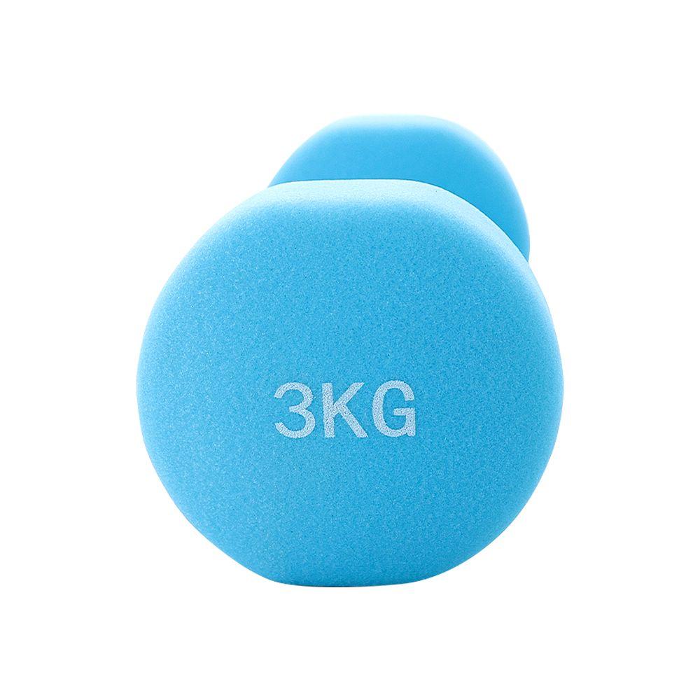 Par Mancuernas Neopreno 3 Kg Celeste Jks-5