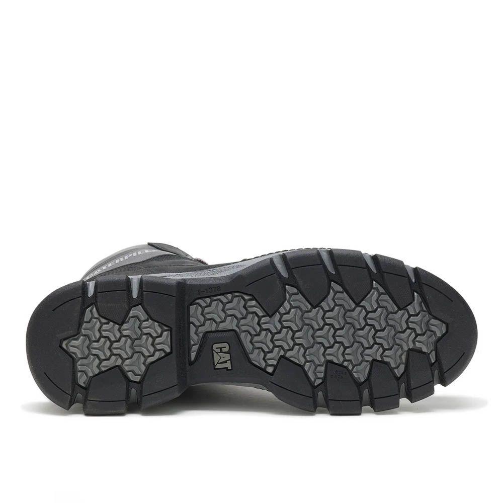 Zapatilla Botín CAT Waterproof Hombre Meridian Negro-2