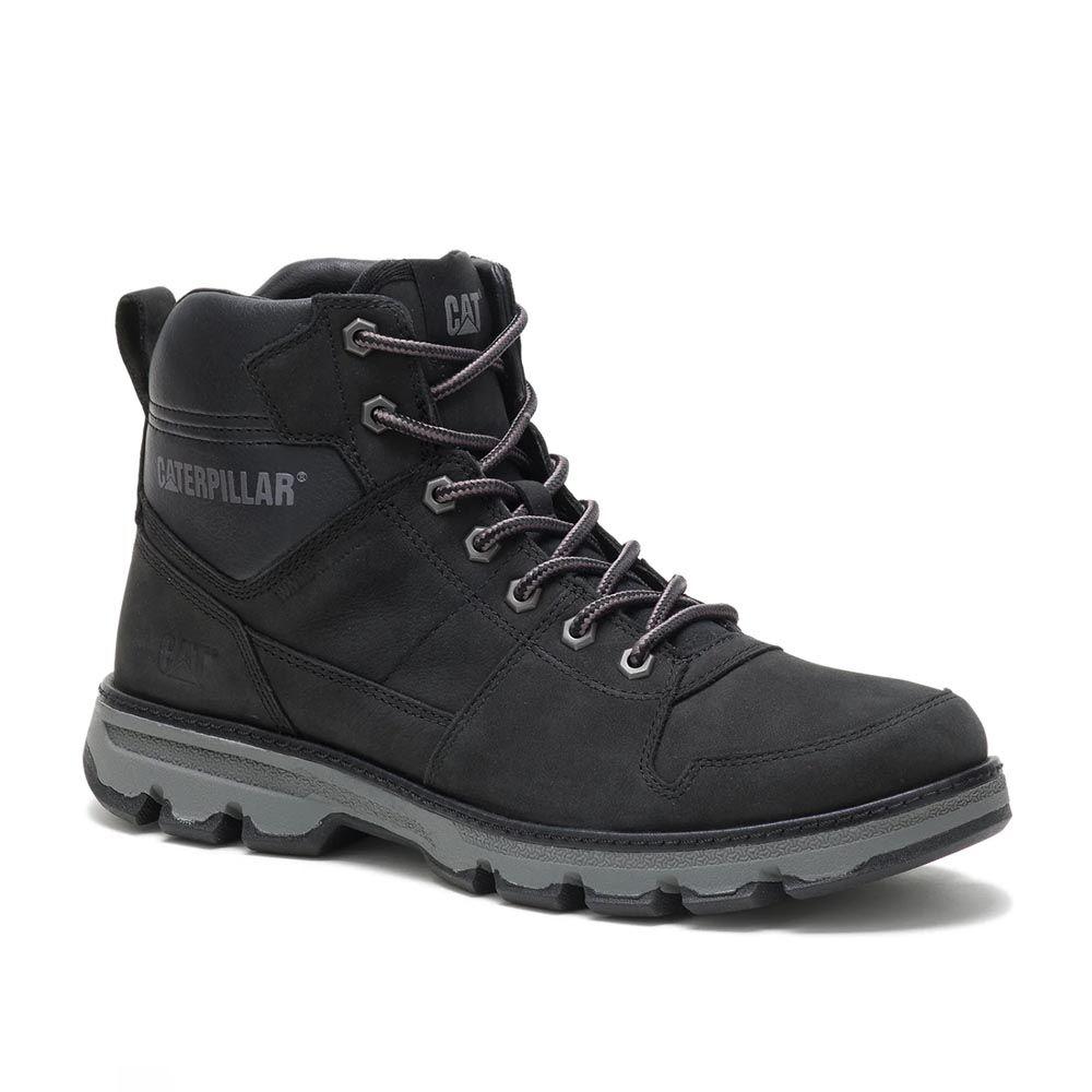 Zapatilla Botín CAT Waterproof Hombre Meridian Negro-5