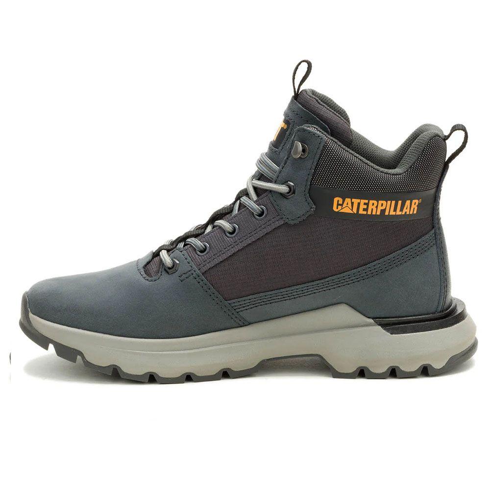 Zapatilla Con Caña CAT Hombre Sneaker Colorado Gris-1