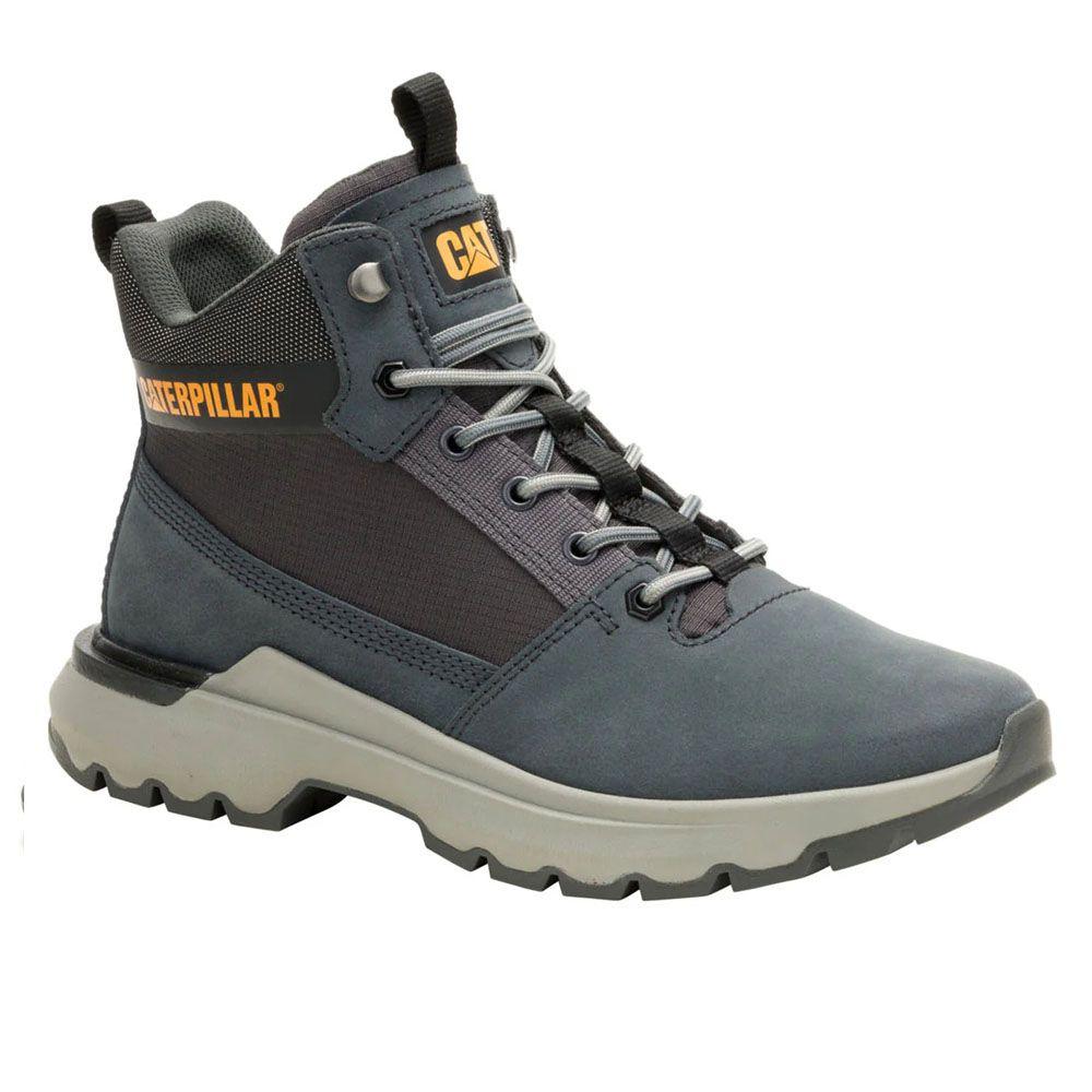 Zapatilla Con Caña CAT Hombre Sneaker Colorado Gris-2