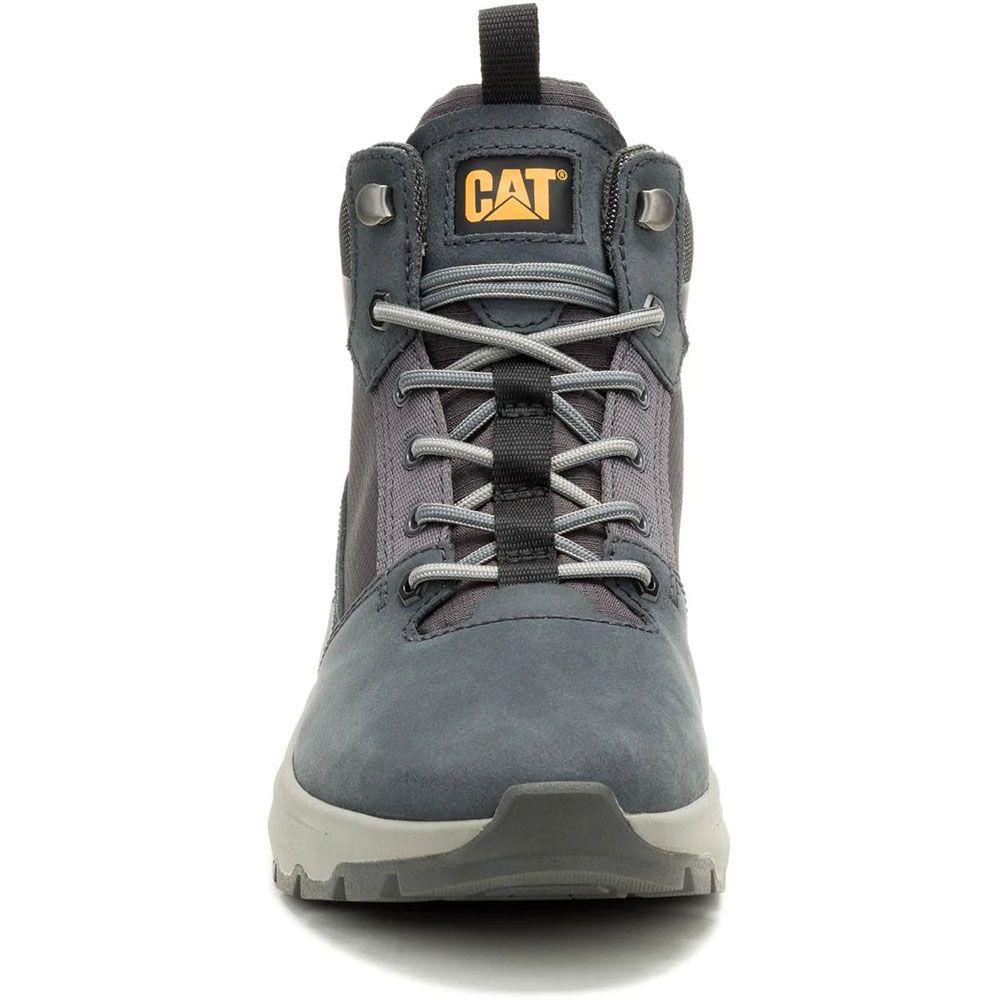 Zapatilla Con Caña CAT Hombre Sneaker Colorado Gris-3