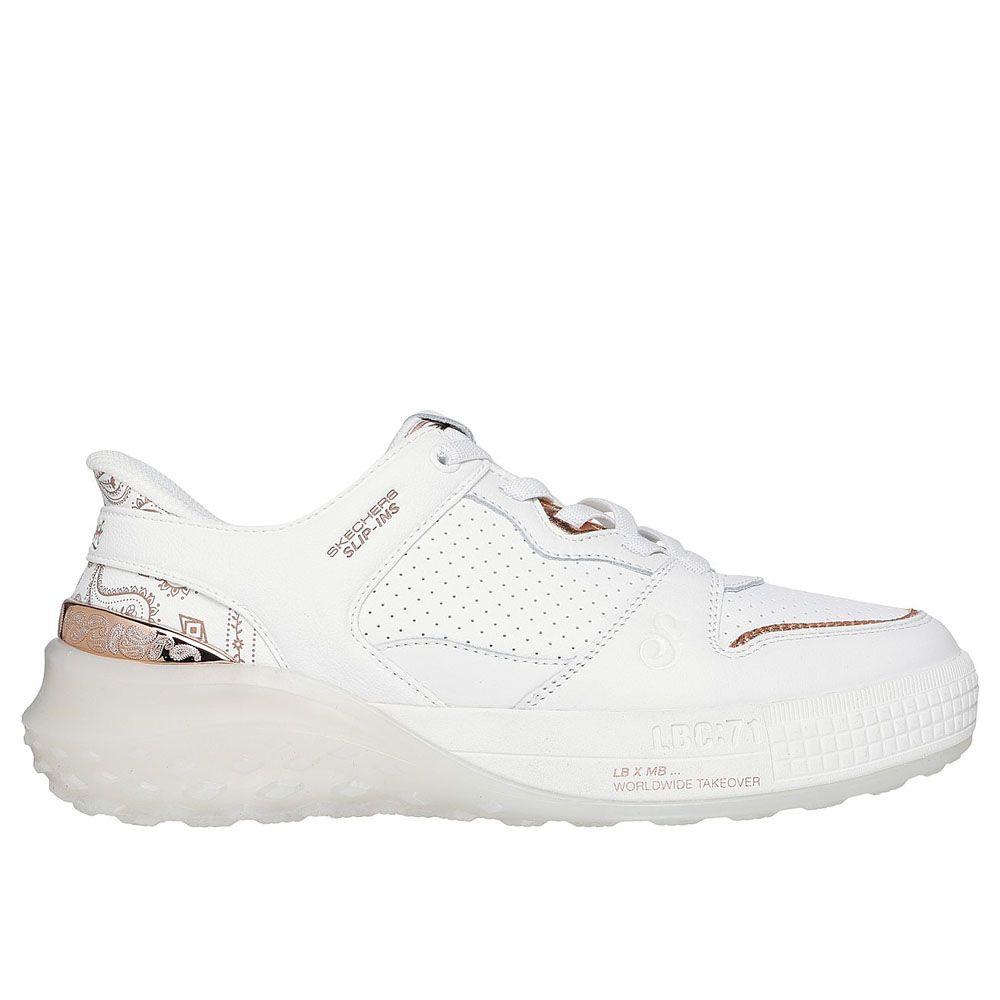Zapatillas Urbanas Mujer Skechers Slizzle Slip Ins Blanco 186061-WHT-0