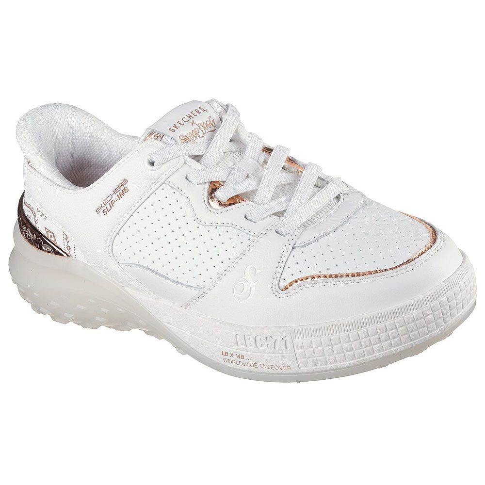 Zapatillas Urbanas Mujer Skechers Slizzle Slip Ins Blanco 186061-WHT-2