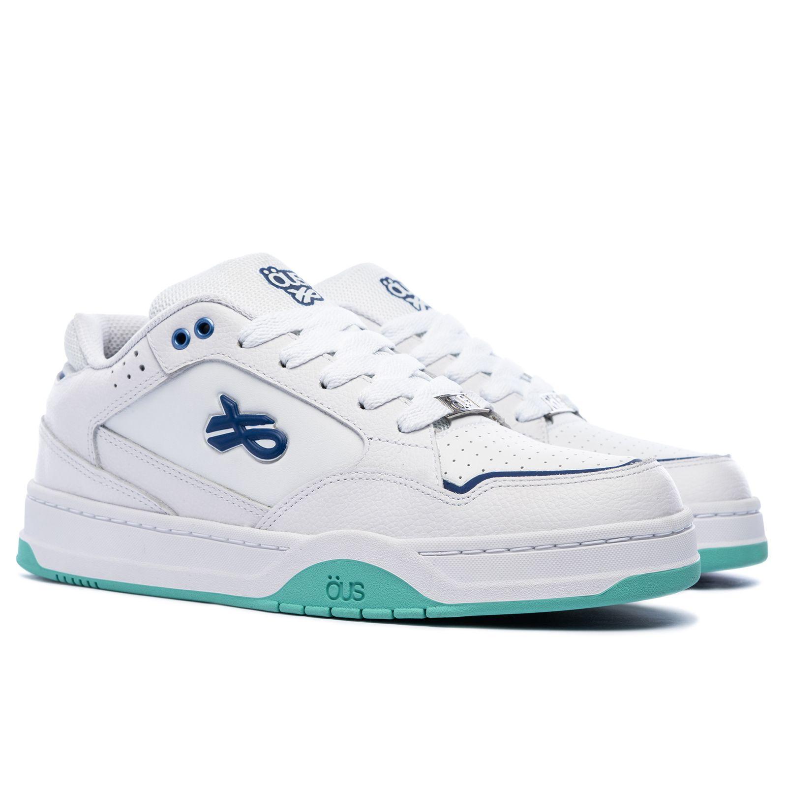 Zapatillas Sousa Branco Azl Imperial  Hombre Ous Blanco Verde Azul-5