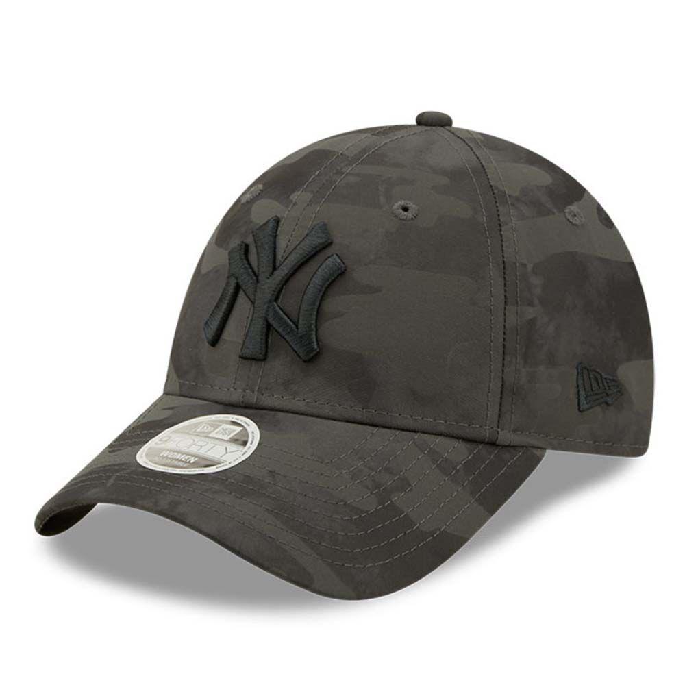 Jockey Gorra New Era Women's Camo 9FORTY New York Yankees Gris/Negro-2