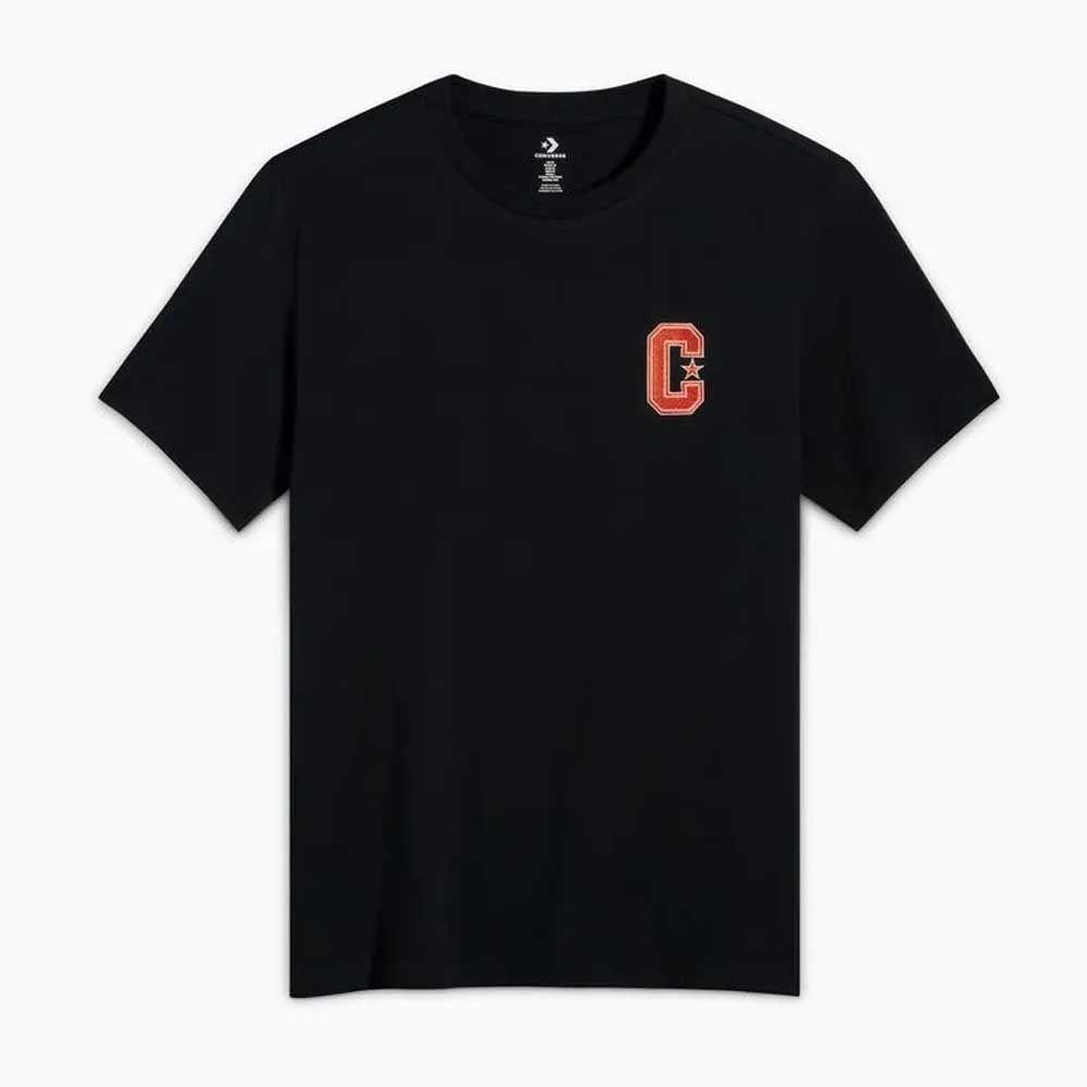 Polera Hombre Retro Chuck Graphic Converse Negro-0