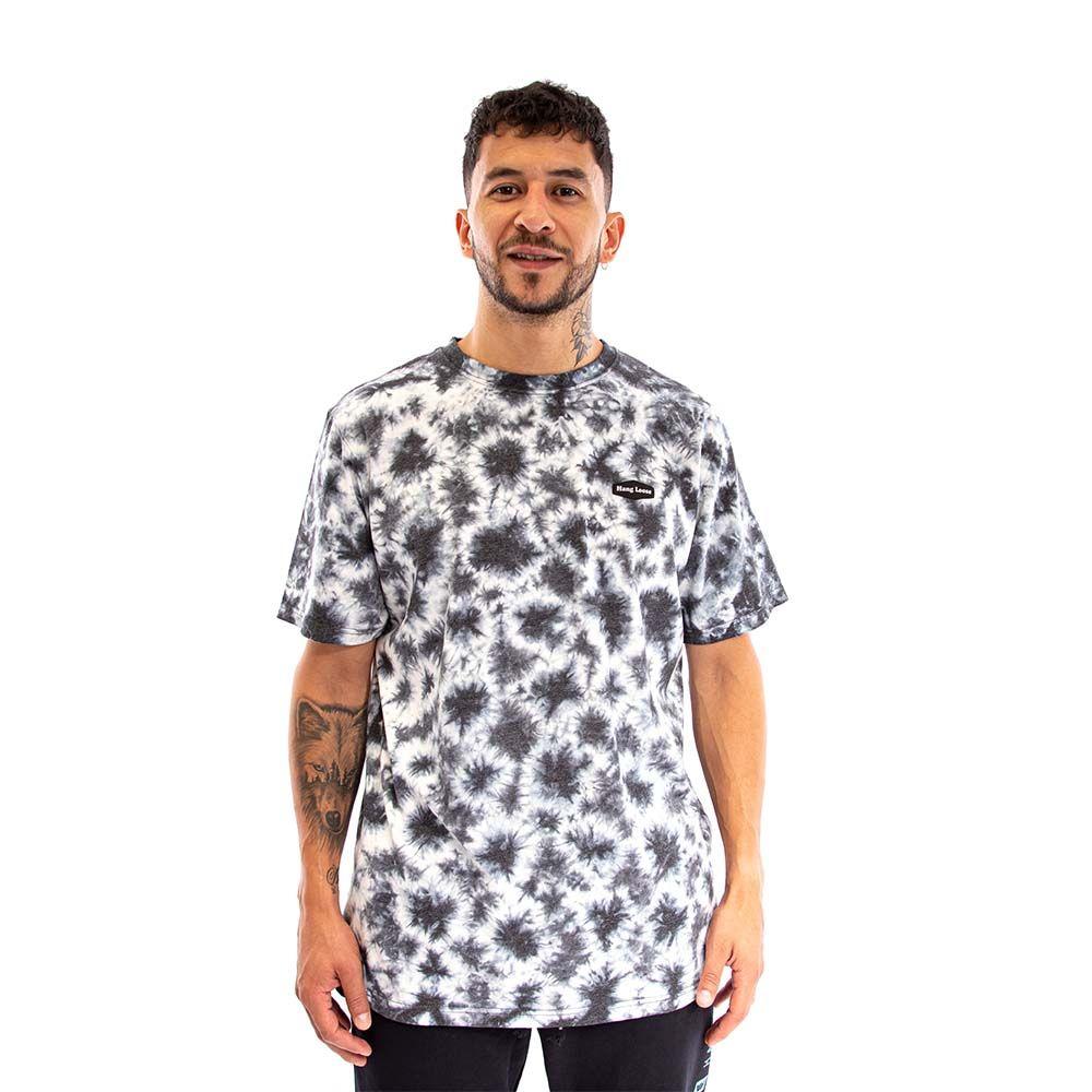 Polera Hombre Negro Tie Dye Hang Loose-0