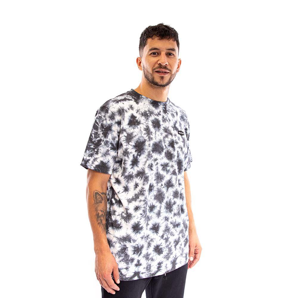 Polera Hombre Negro Tie Dye Hang Loose-2