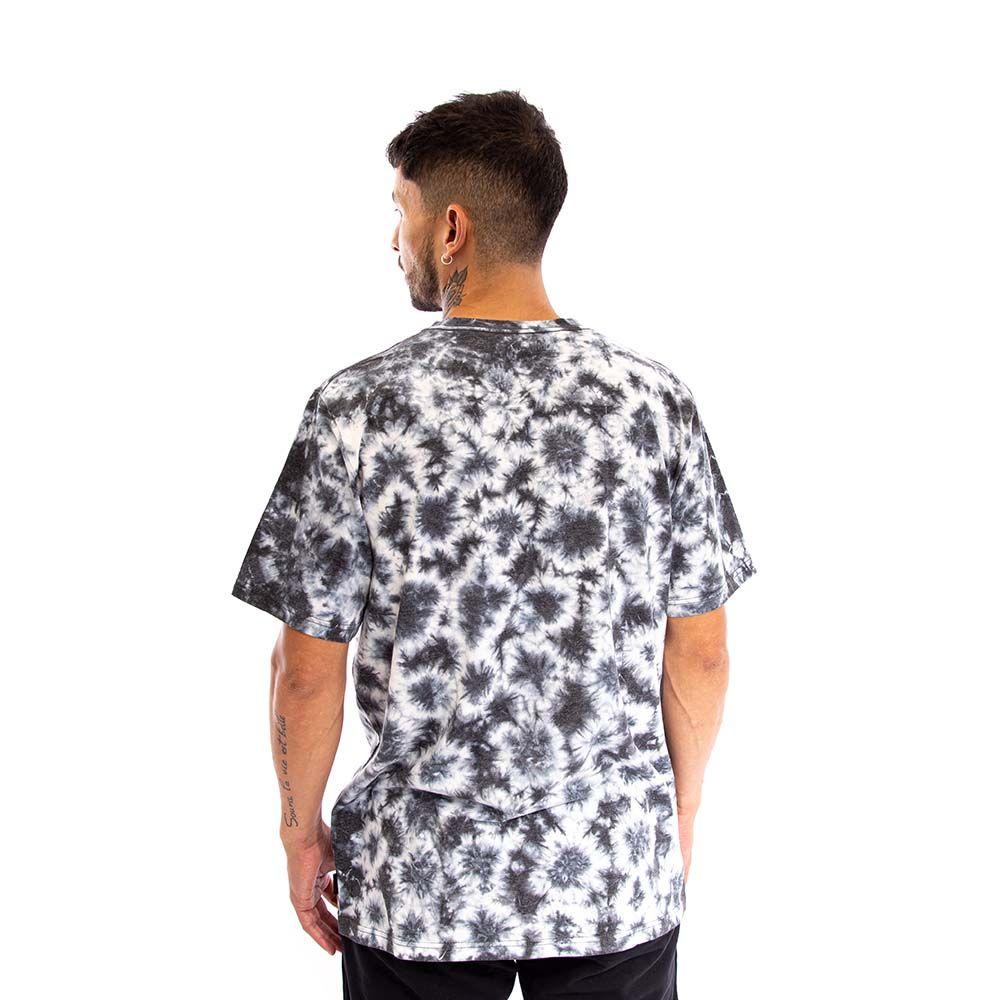 Polera Hombre Negro Tie Dye Hang Loose-3