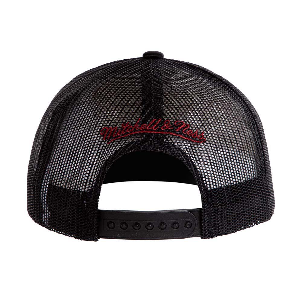 Jockey Gorro Trucker Nba Miami Heat Negro Mitchell And Ness-3