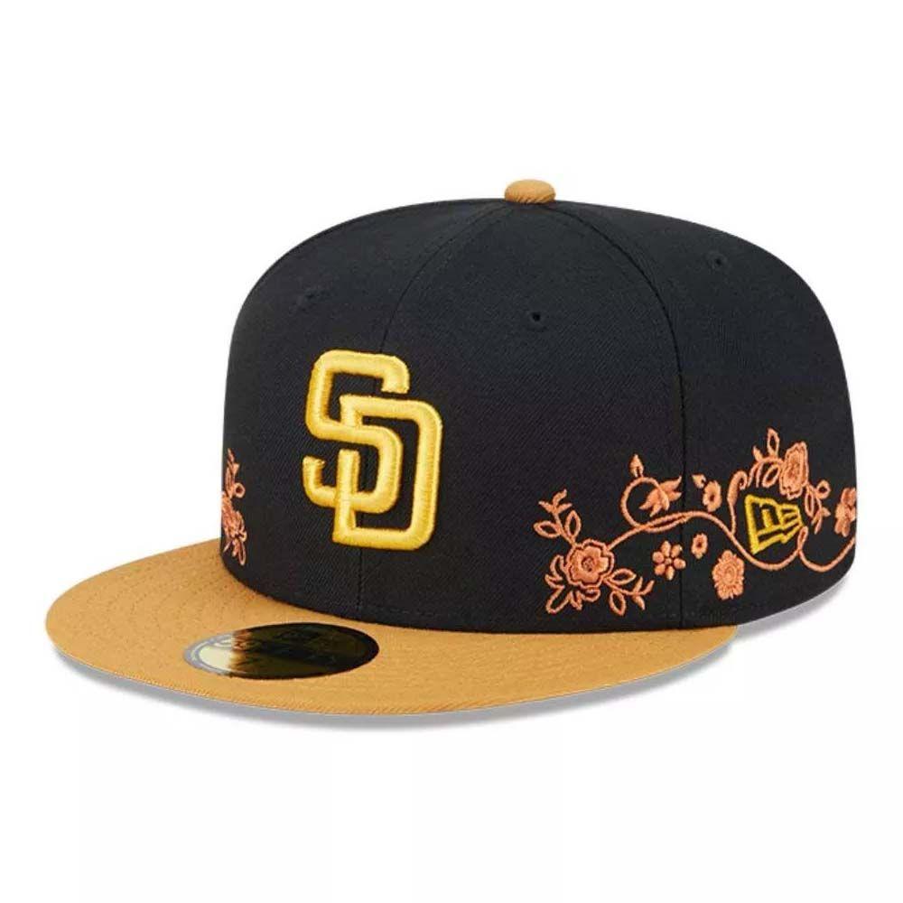 Jockey Gorra New Era 9FORTY Floral Vine San Diego Padres Negro-0