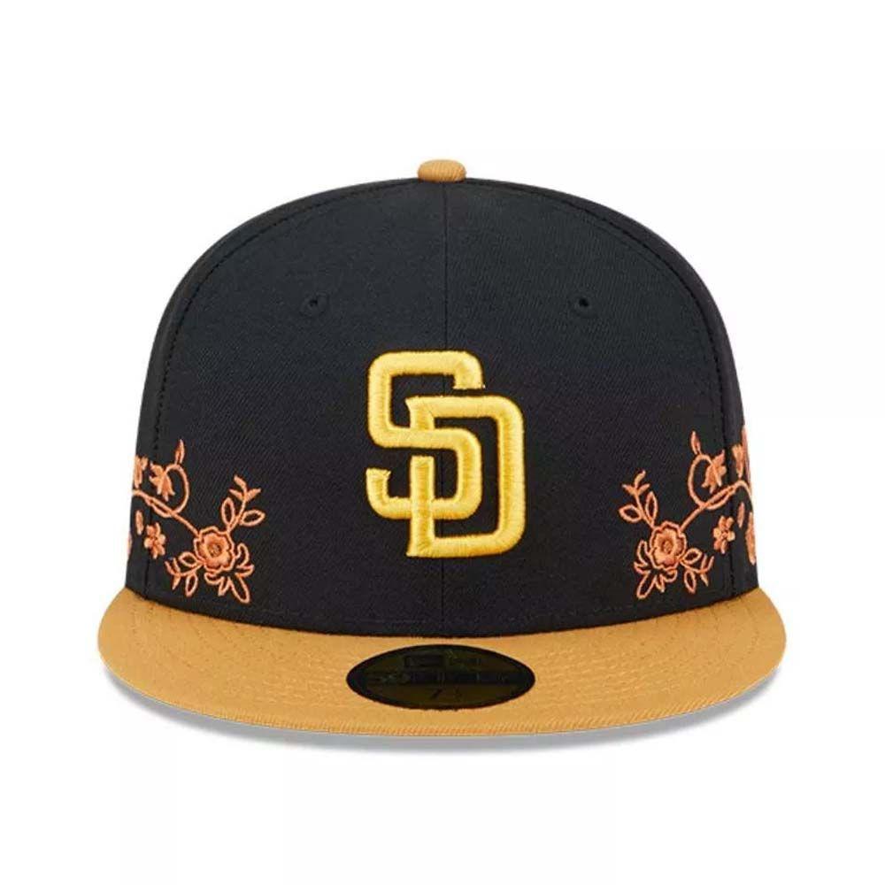 Jockey Gorra New Era 9FORTY Floral Vine San Diego Padres Negro-1