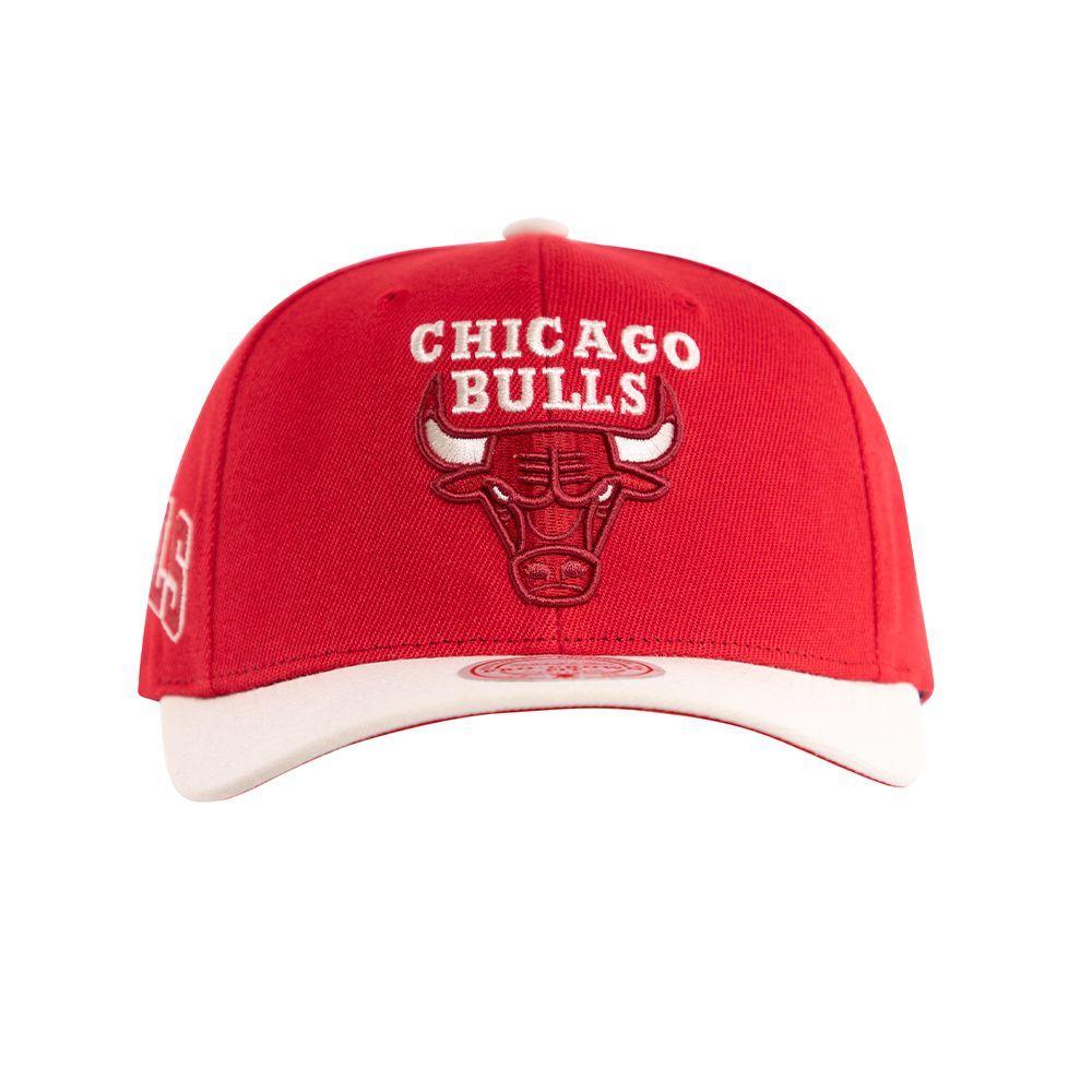 Gorro Chicago Bulls Burdeo Beige Mitchell and Ness-0