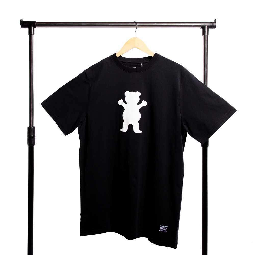 Polera Hombre Grizzly Griptape Og Bear Negro-3