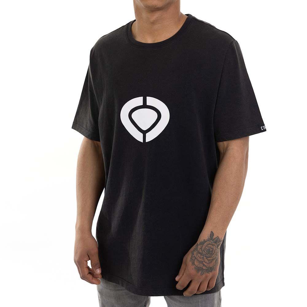 Polera C1RCA Icon Tee Algodón Negro-2