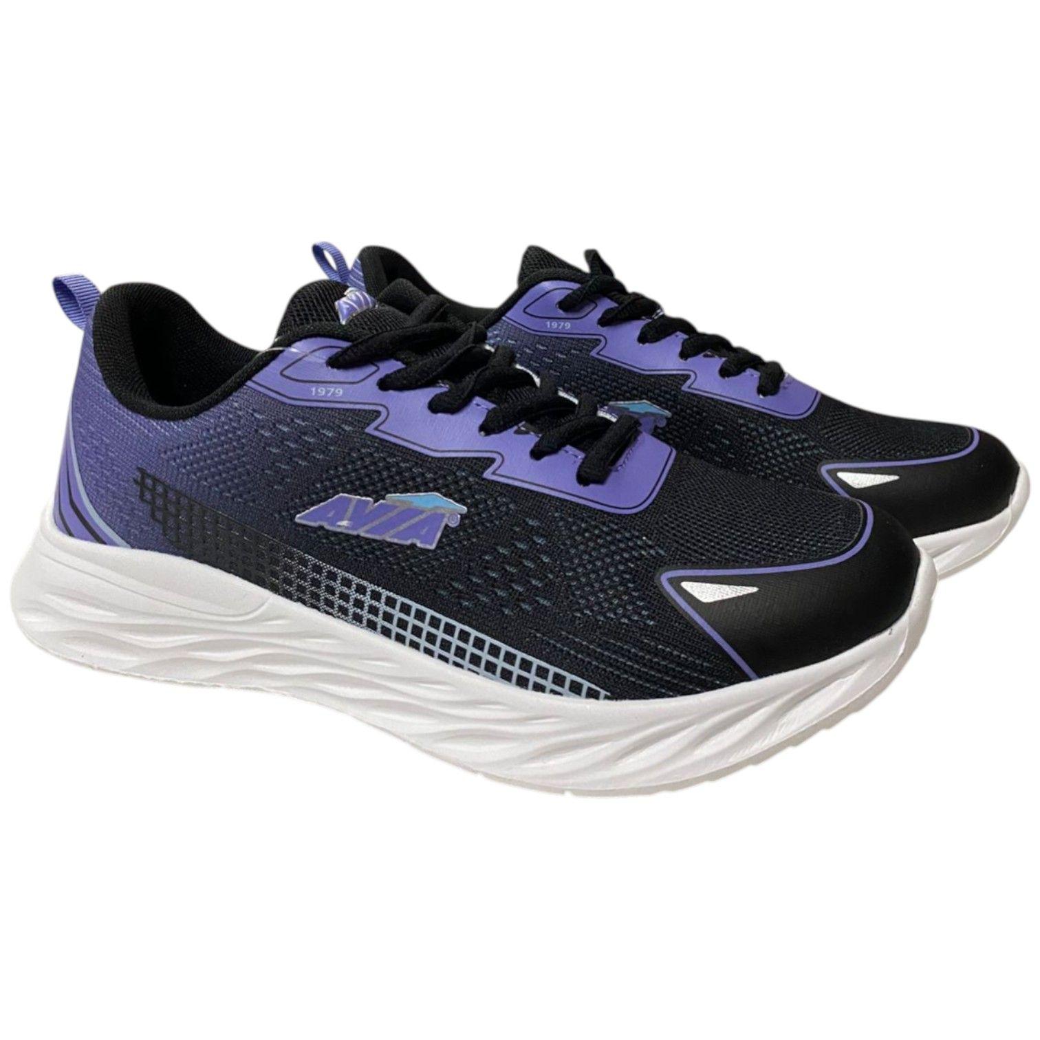 Zapatillas Running Mujer AVIA Tourmaline Purple Black-1