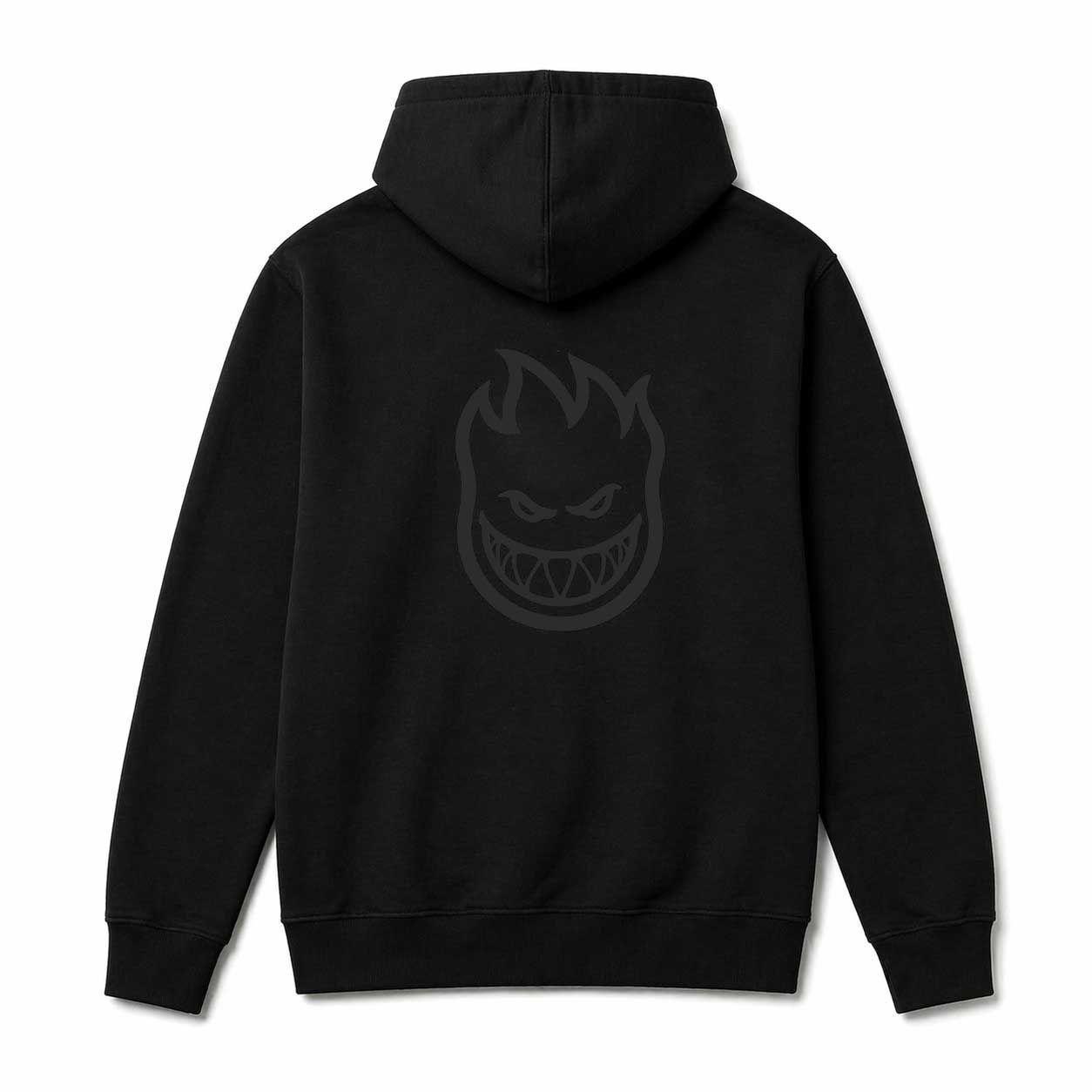 Polerón Full Zipper Hombre Spitfire Grip State Negro-2