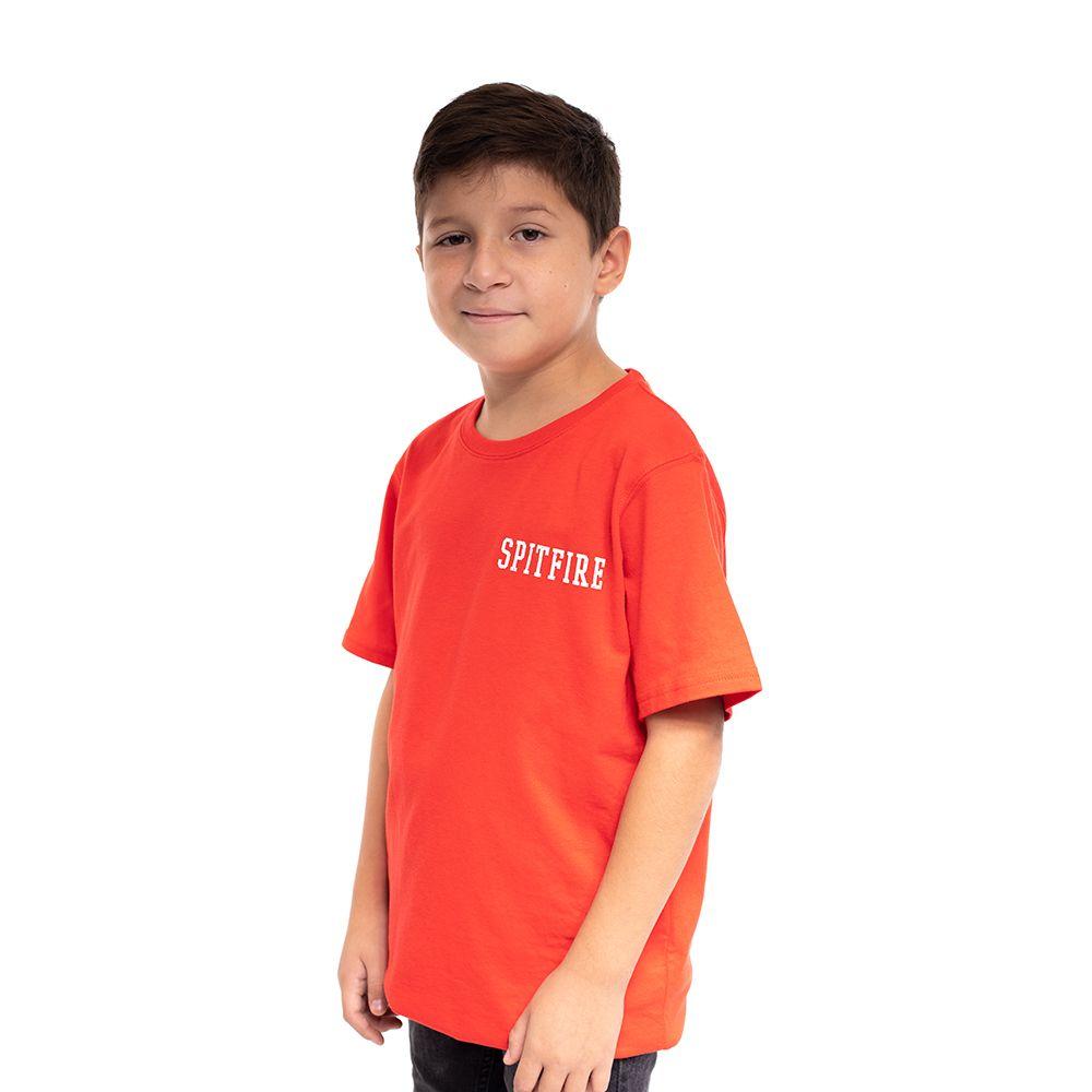 Polera Niño Ride The Fire Rojo Spitfire-0