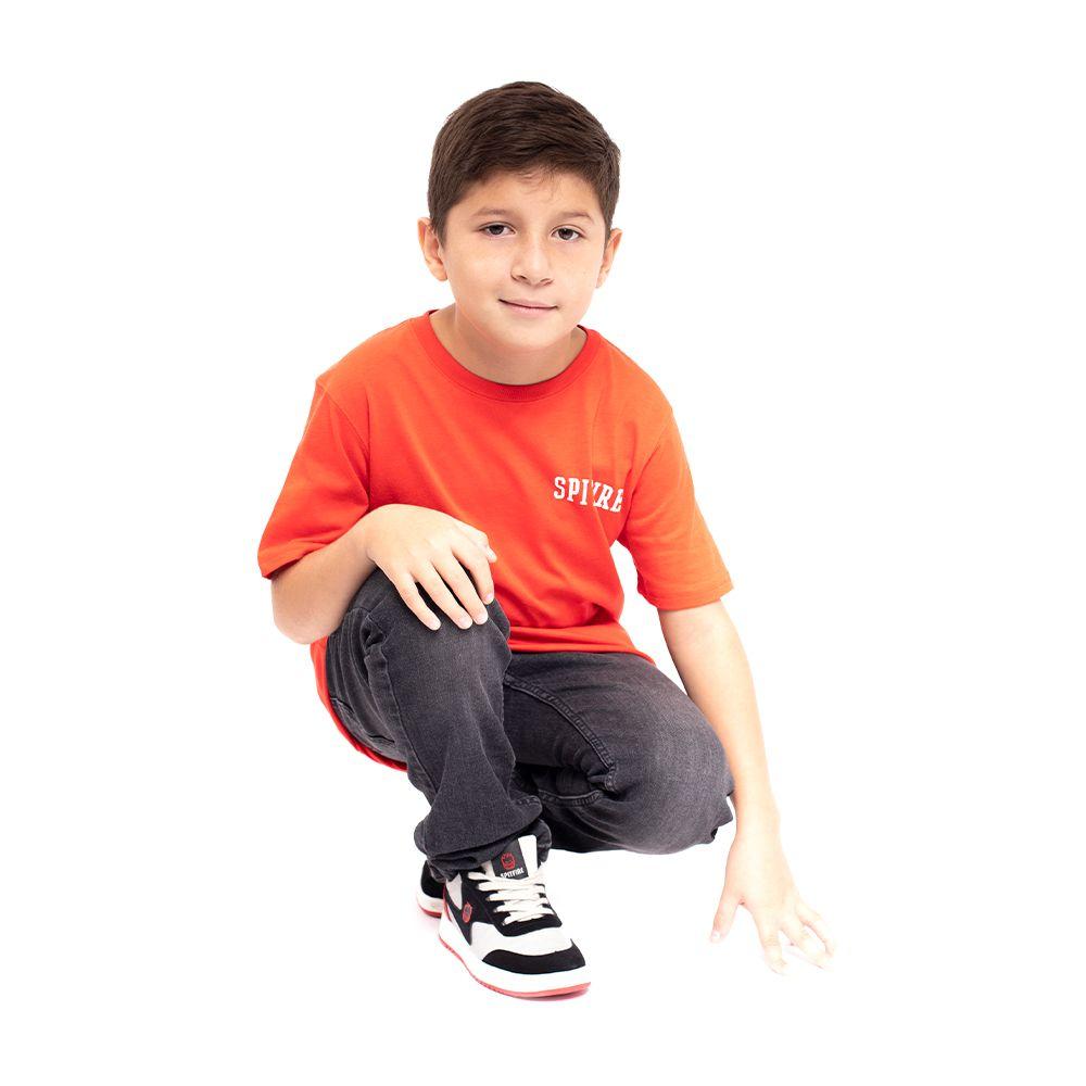 Polera Niño Ride The Fire Rojo Spitfire-2