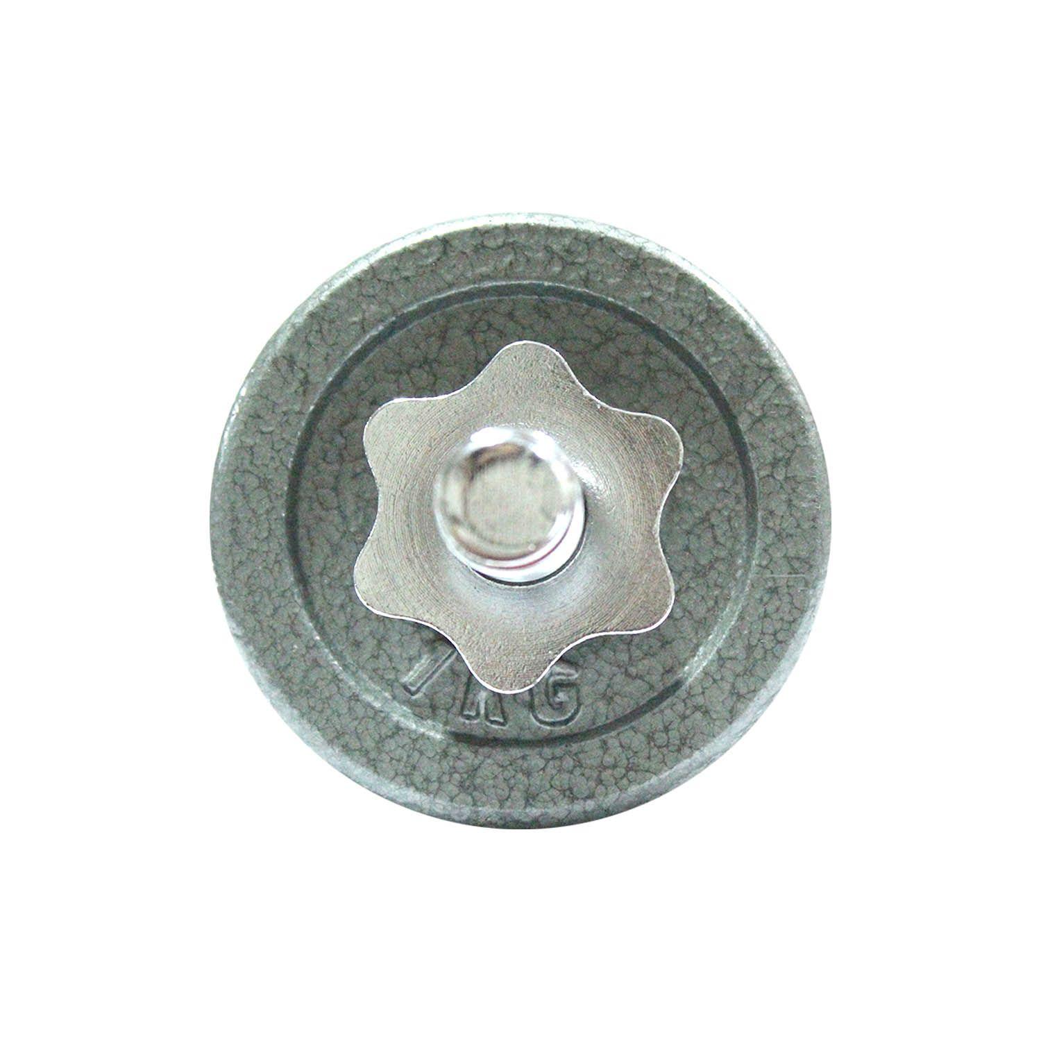 Disco fierro jks 1 kg gris-3